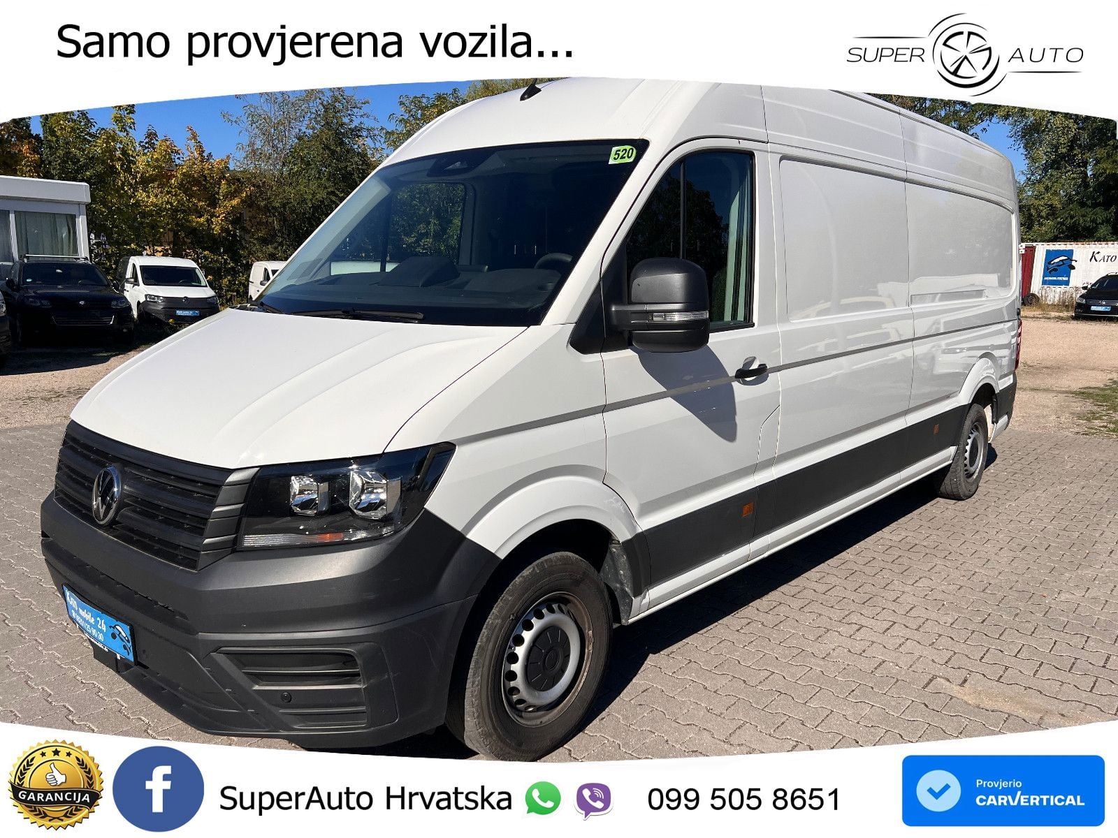 Volkswagen Crafter Kasten 35 lang Hochdach FWD Kamera 140 KS