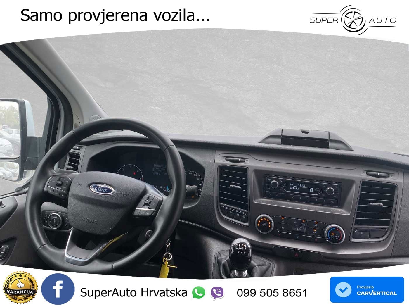 Ford Transit Custom 280 L1H1 Trend 105 KS