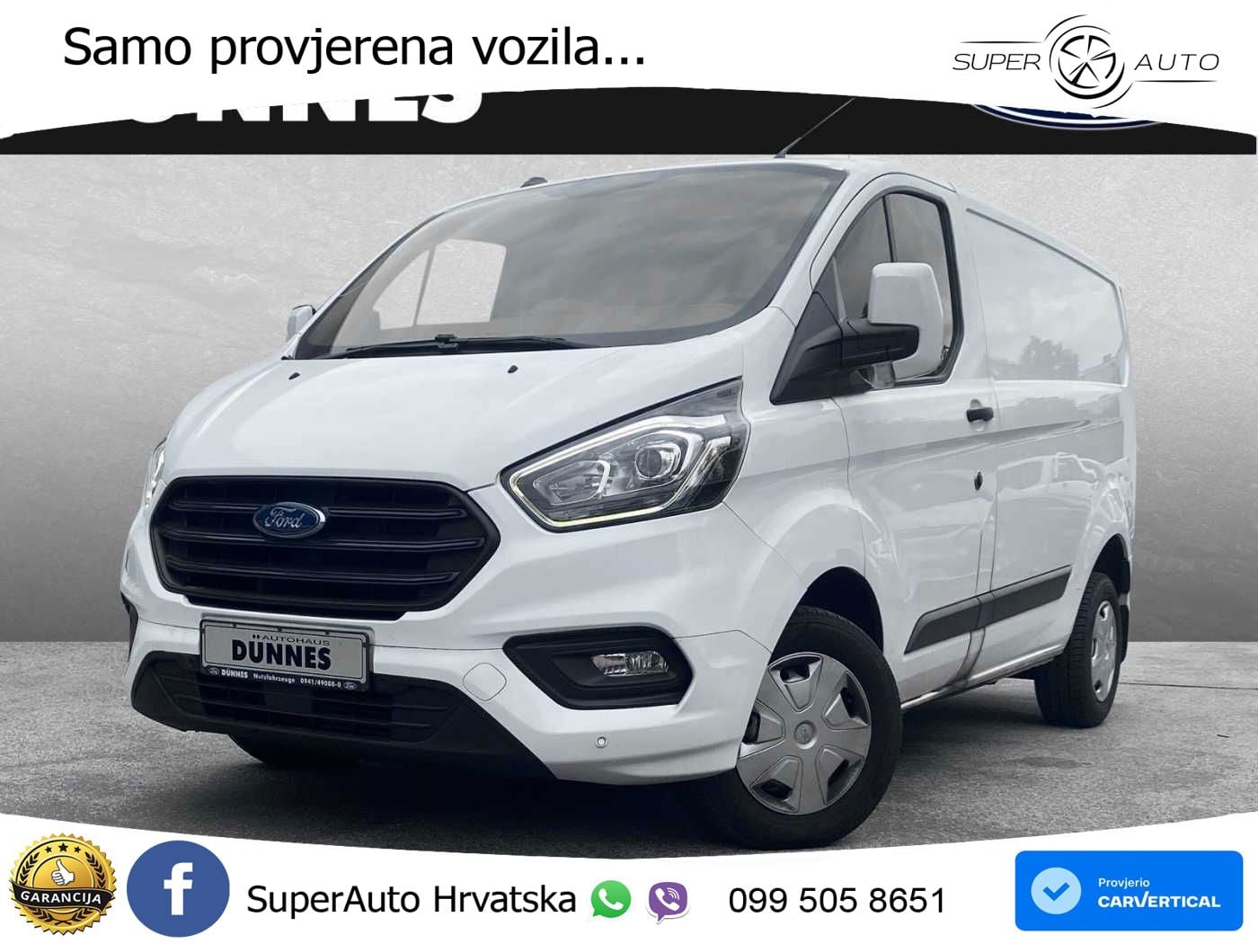 Ford Transit Custom 280 L1H1 Trend 105 KS