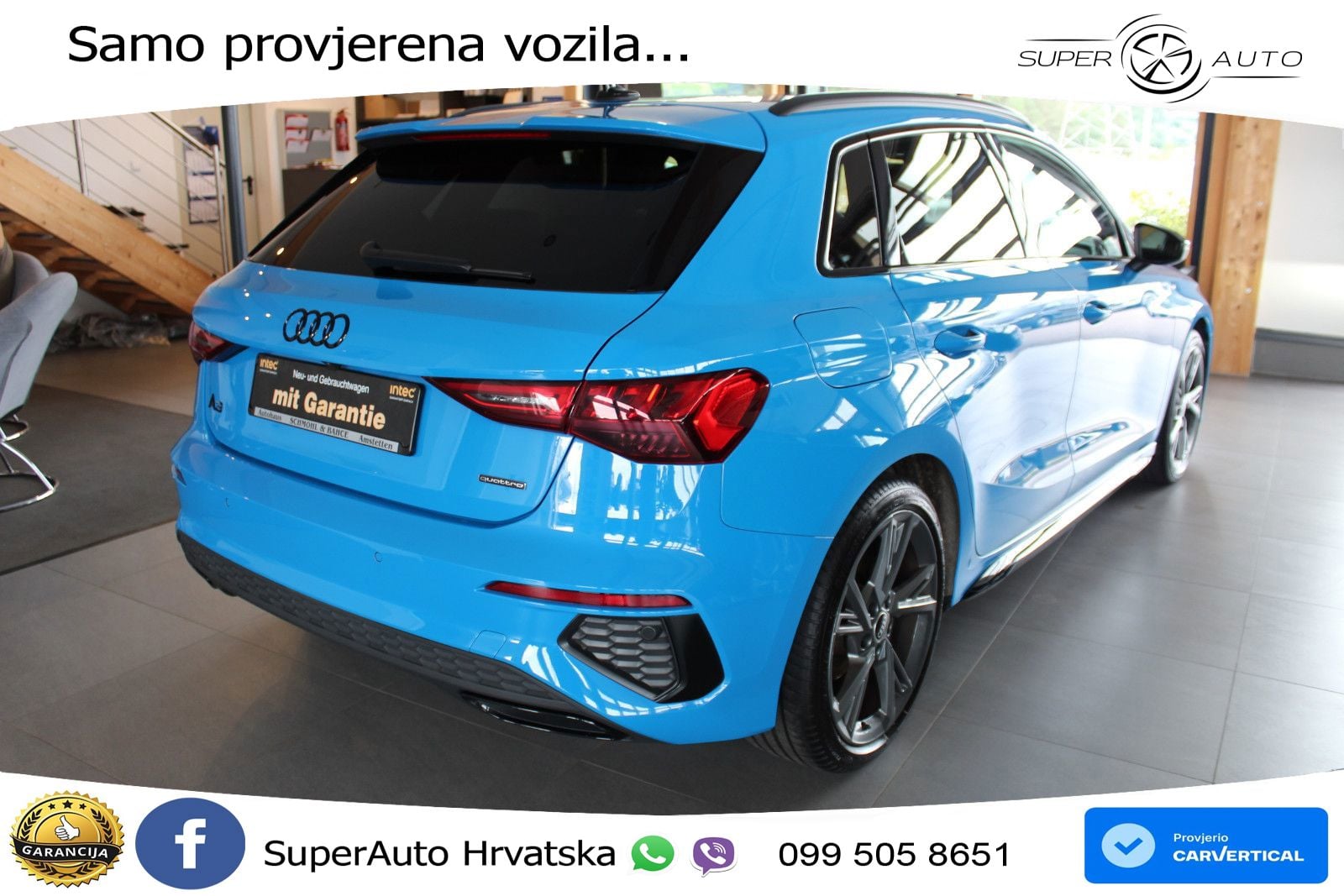Audi A3 40 TFSI (190 KS) quattro S tronic S line LED+GR SJED+ACC