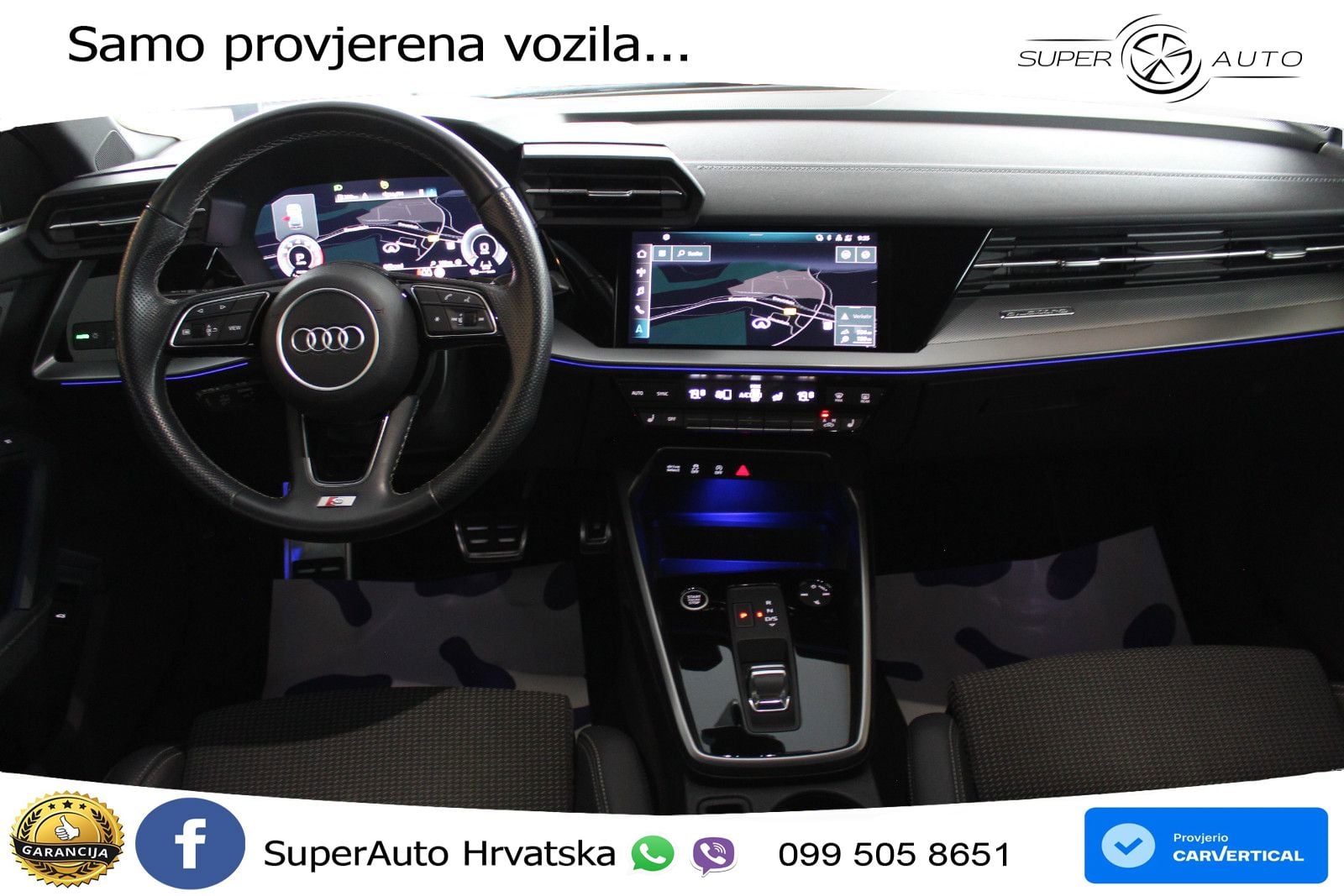 Audi A3 40 TFSI (190 KS) quattro S tronic S line LED+GR SJED+ACC