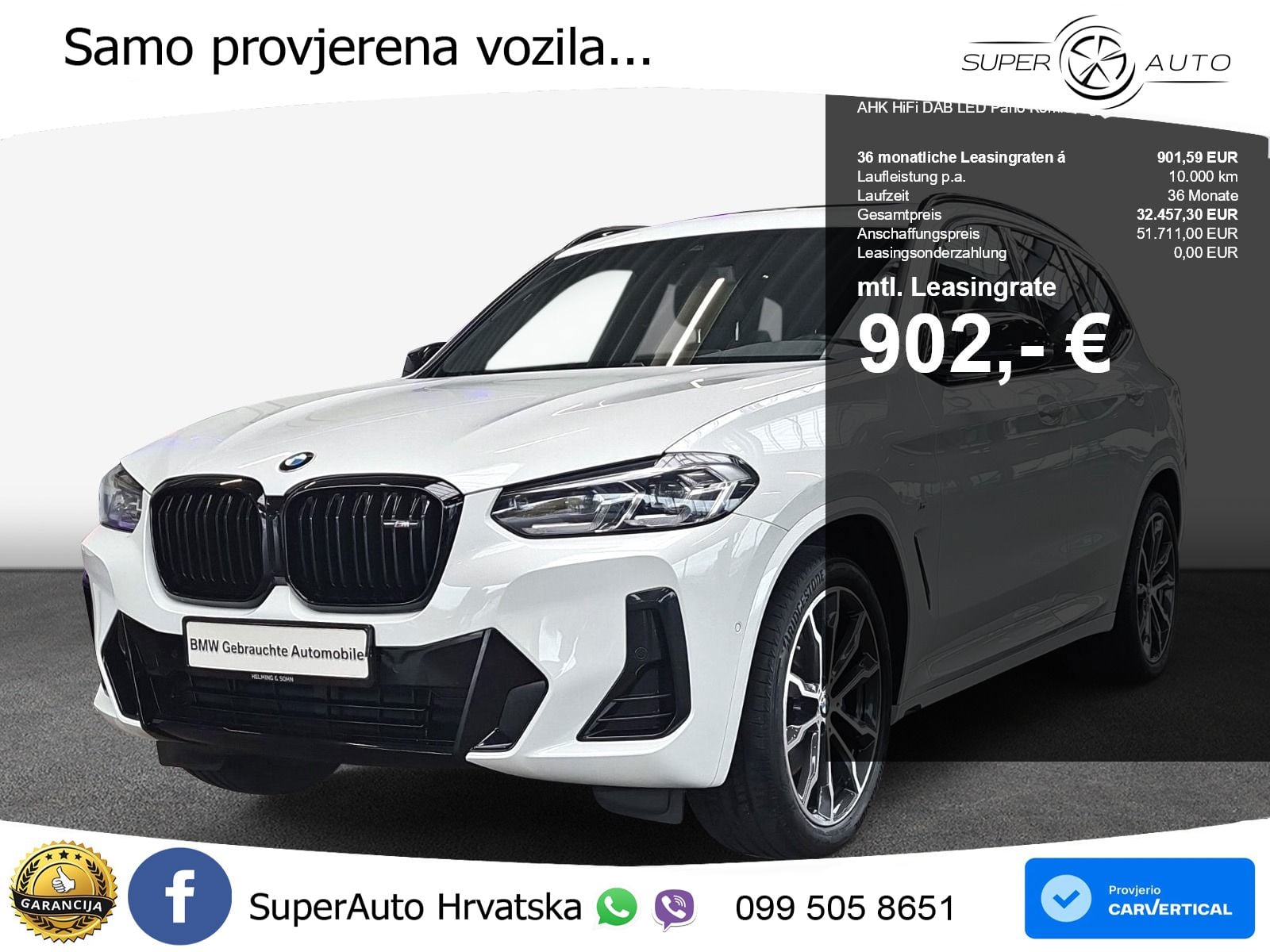 BMW X3 M40d xDrive Steptronic