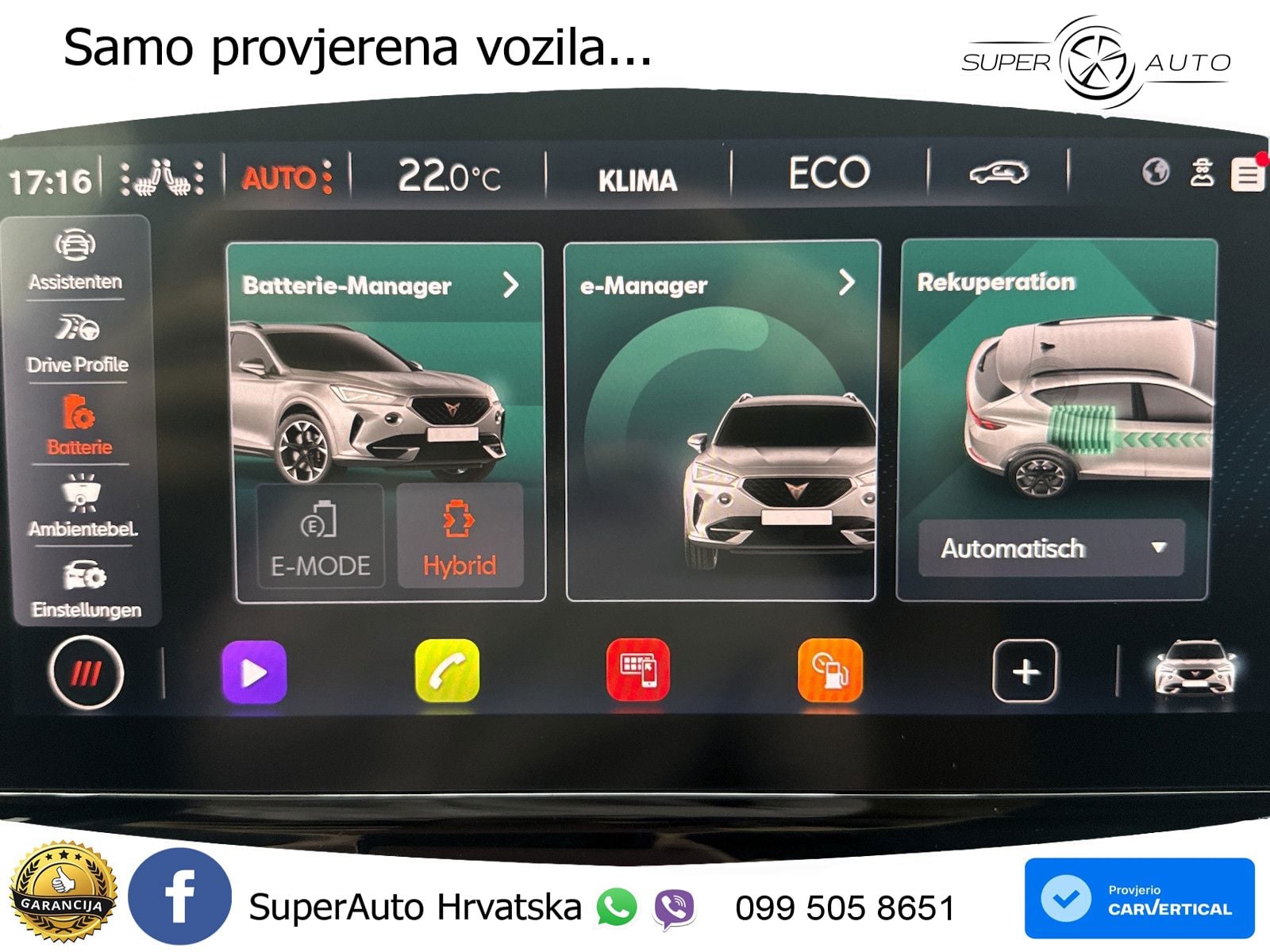 Cupra Formentor 1.4 TSI (204 KS) e-Hybrid DSG LED+GR SJED+ACC