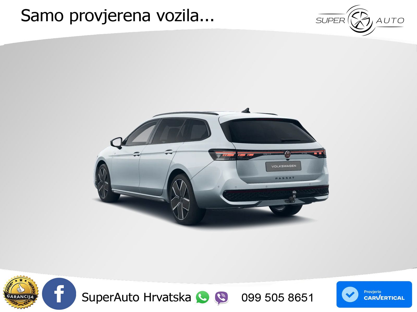 Volkswagen Passat Variant 2.0 TSI (265 KS) 4MOTION DSG R-Line LED+GR SJED+ACC