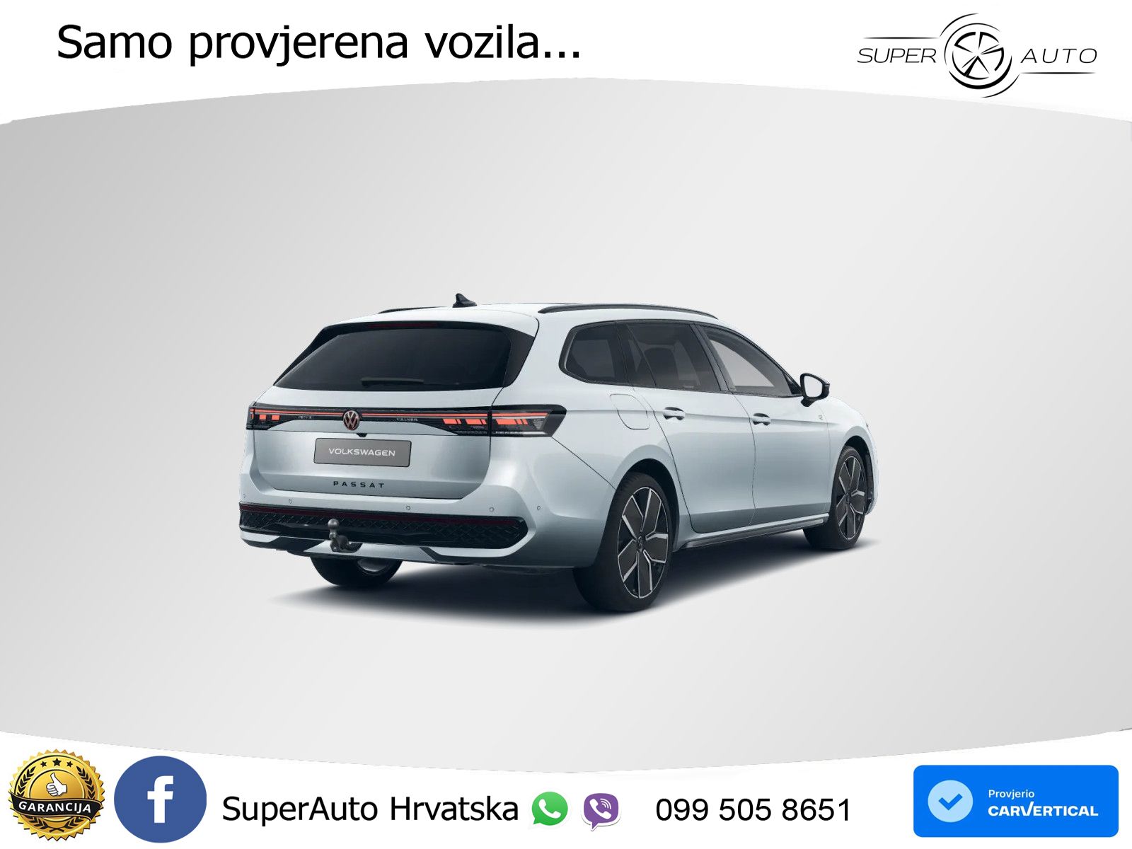 Volkswagen Passat Variant 2.0 TSI (265 KS) 4MOTION DSG R-Line LED+GR SJED+ACC
