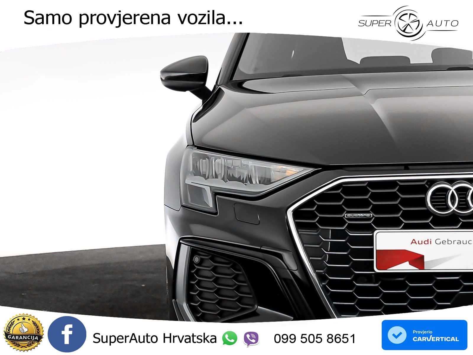 Audi A3 40 TFSI (190 KS) quattro S tronic S line