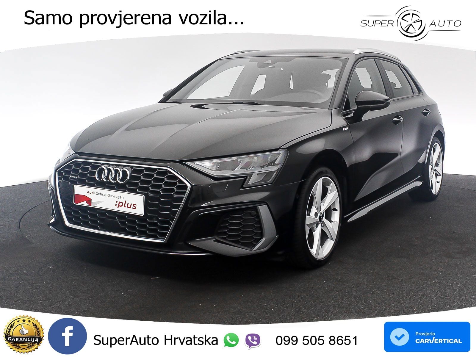 Audi A3 40 TFSI (190 KS) quattro S tronic S line
