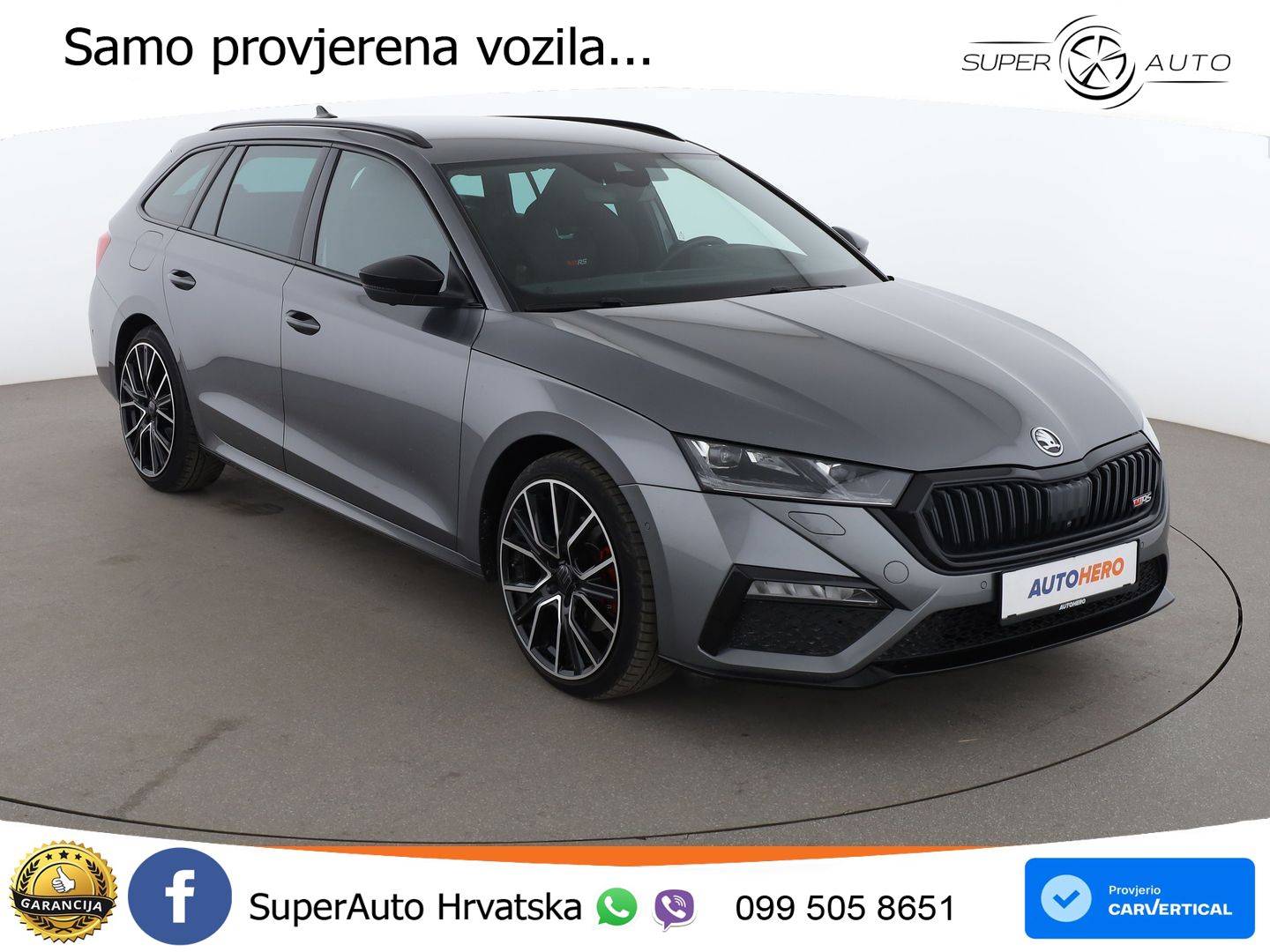 Škoda Octavia Combi RS 2.0 TDI (200 KS) 4x4 DSG LED+GR SJED+ACC