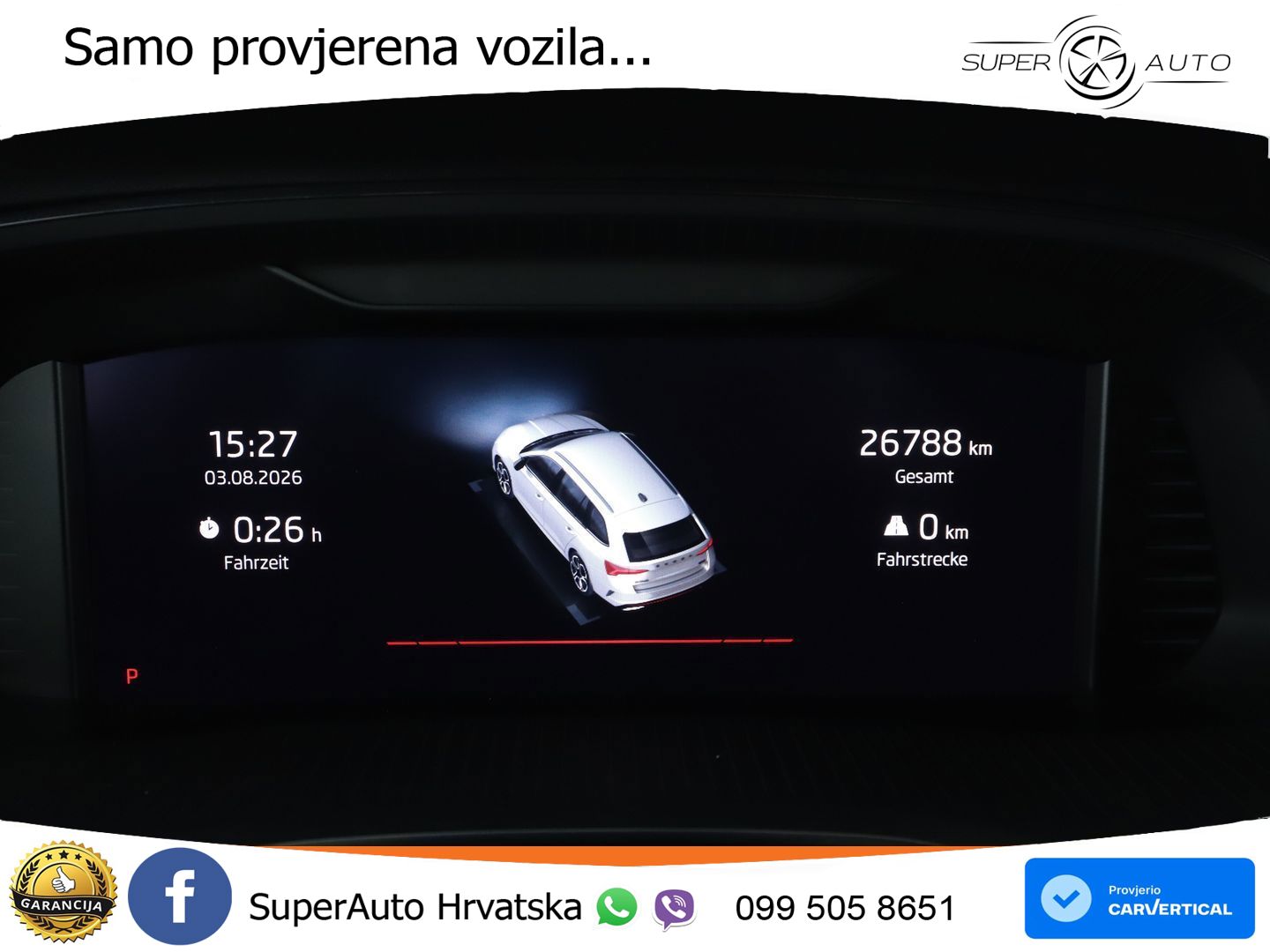 Škoda Octavia Combi RS 2.0 TDI (200 KS) 4x4 DSG LED+GR SJED+ACC