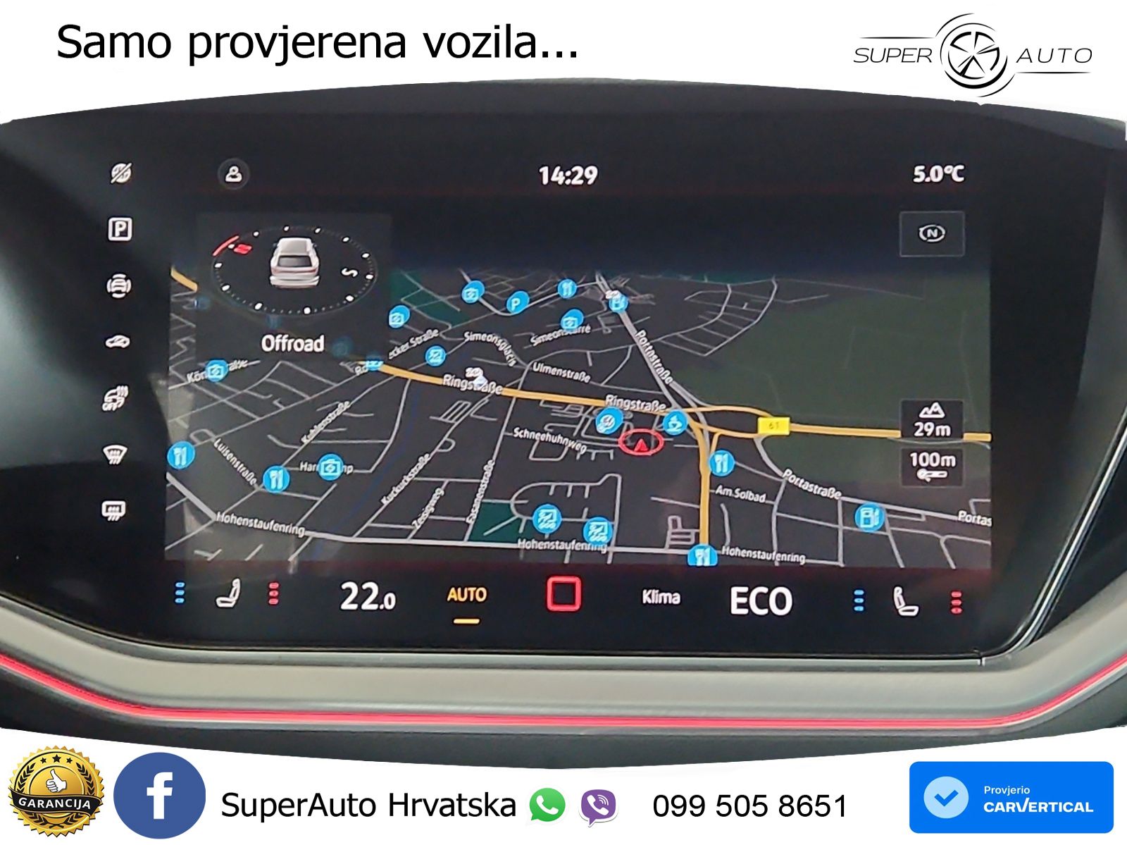 Volkswagen Touareg 3.0 V6 TDI (286 KS) 4MOTION Tiptronic ZRAČNI+ACC+GR SJED+KAM+PANO