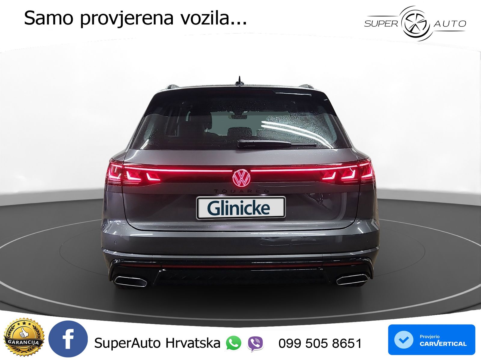 Volkswagen Touareg 3.0 V6 TDI (286 KS) 4MOTION Tiptronic ZRAČNI+ACC+GR SJED+KAM+PANO