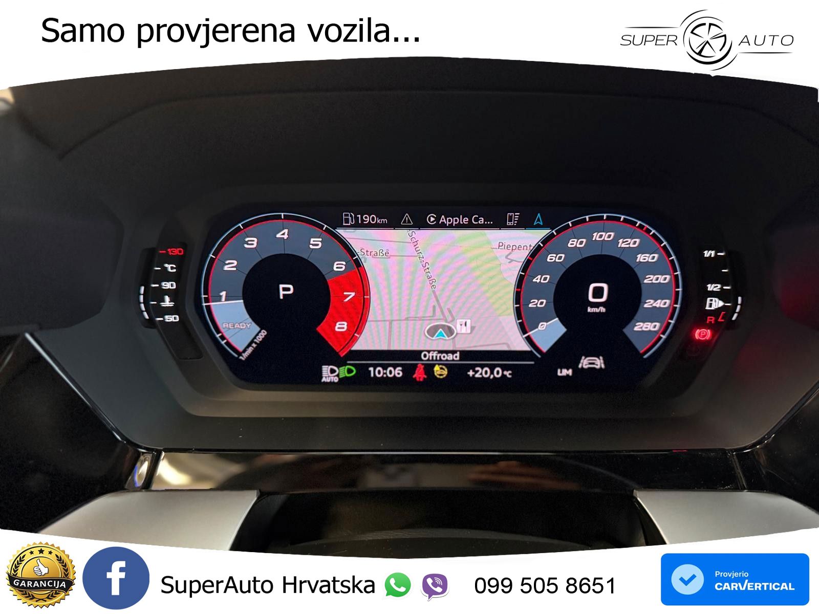 Audi A3 40 TFSI (190 KS) quattro S tronic S line LED+GR SJED+ACC