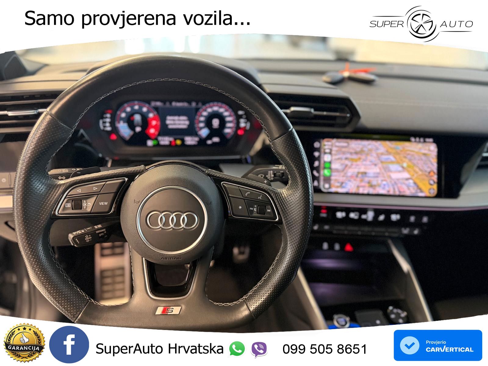 Audi A3 40 TFSI (190 KS) quattro S tronic S line LED+GR SJED+ACC