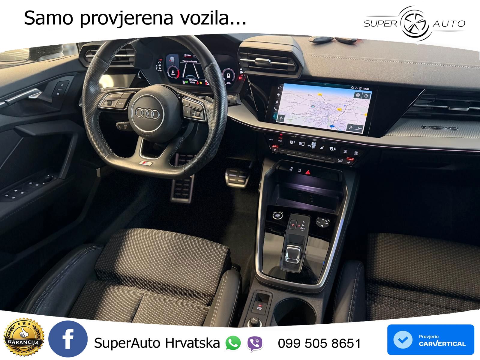 Audi A3 40 TFSI (190 KS) quattro S tronic S line LED+GR SJED+ACC