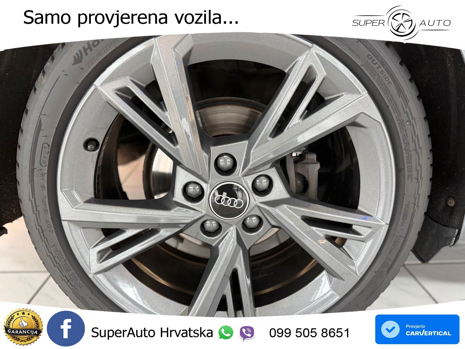 Audi A3 40 TFSI (190 KS) quattro S tronic S line LED+GR SJED+ACC