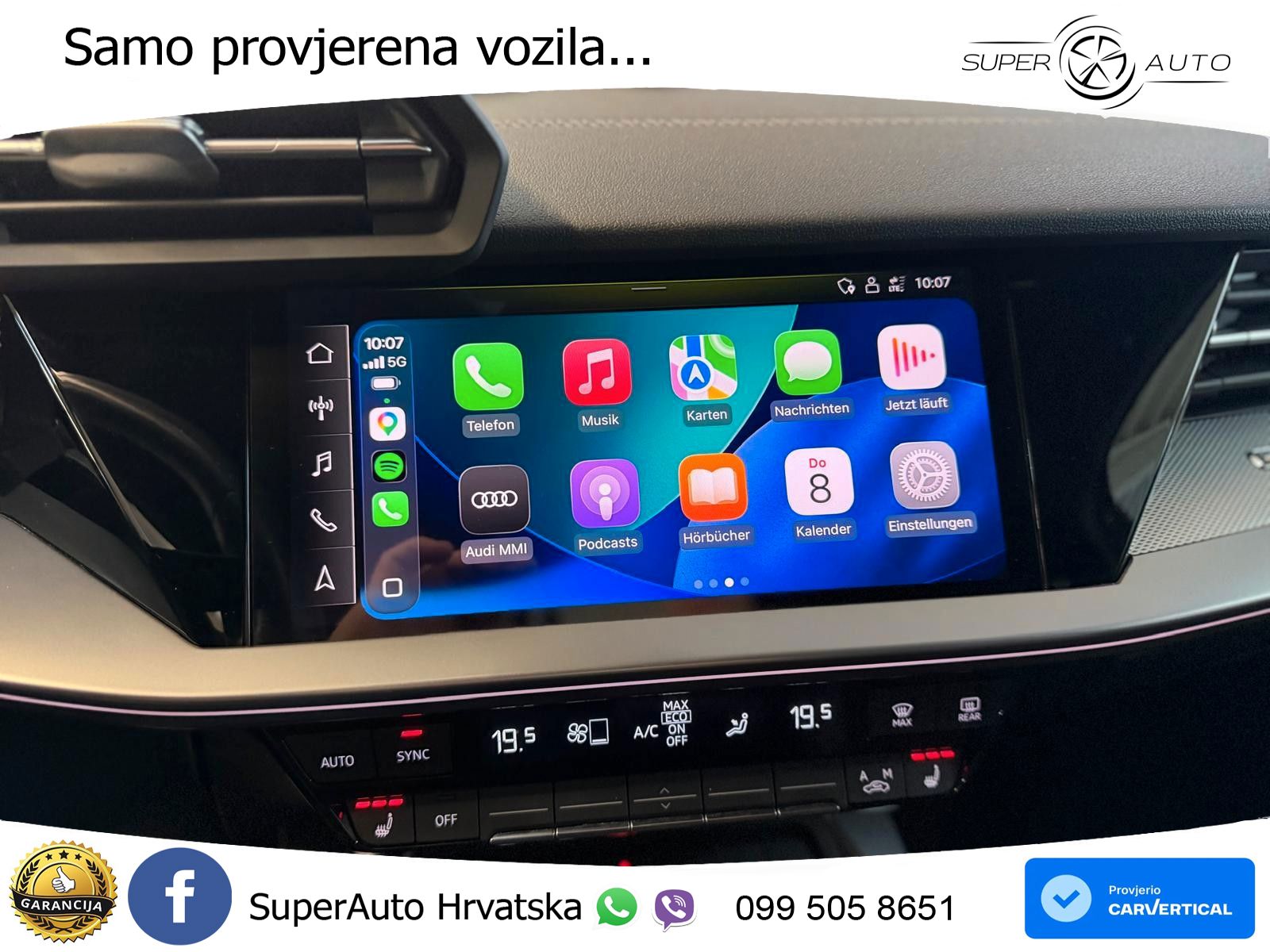Audi A3 40 TFSI (190 KS) quattro S tronic S line LED+GR SJED+ACC
