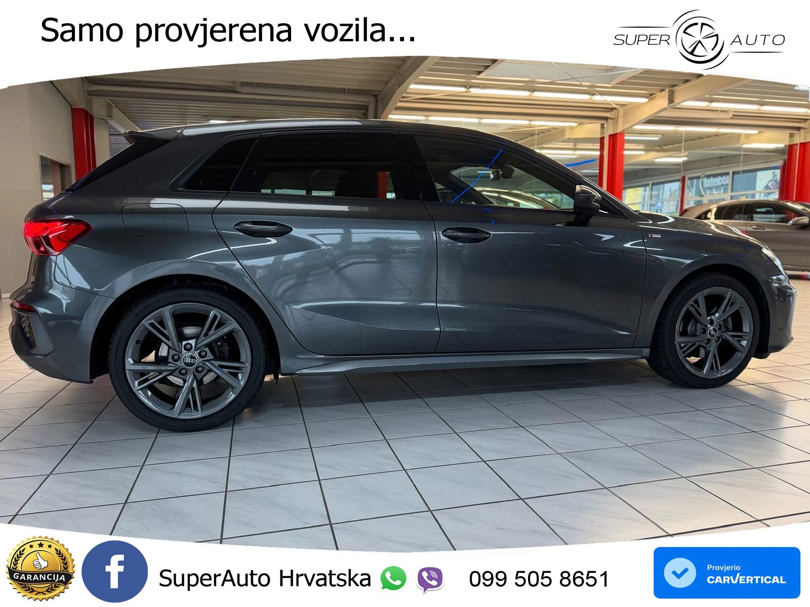 Audi A3 40 TFSI (190 KS) quattro S tronic S line LED+GR SJED+ACC