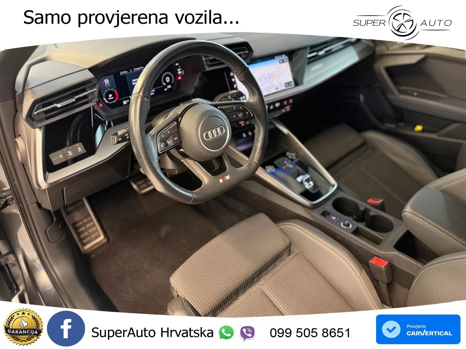 Audi A3 40 TFSI (190 KS) quattro S tronic S line LED+GR SJED+ACC