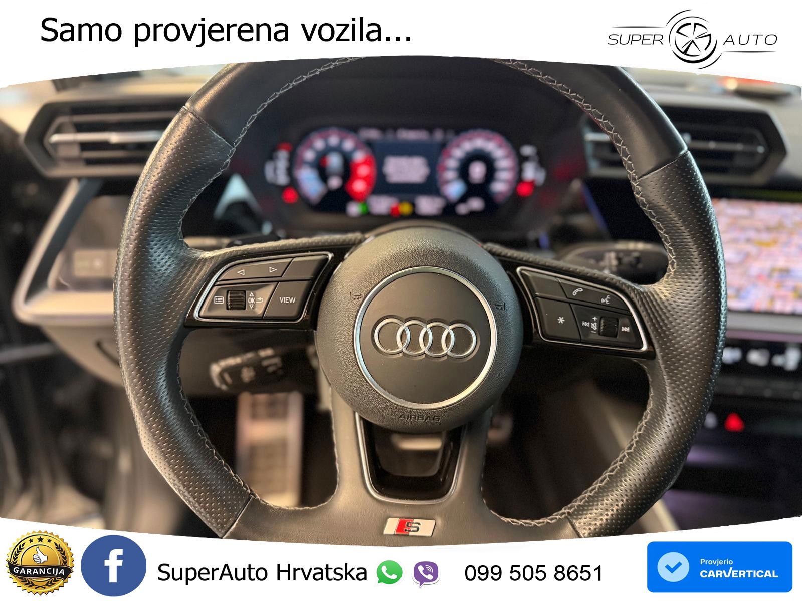Audi A3 40 TFSI (190 KS) quattro S tronic S line LED+GR SJED+ACC