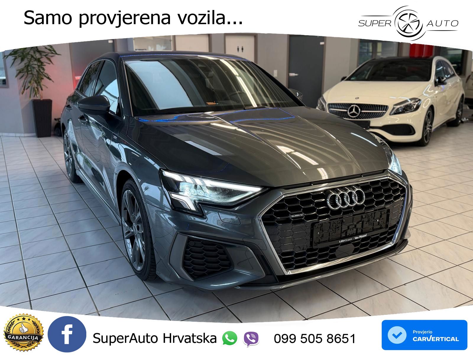Audi A3 40 TFSI (190 KS) quattro S tronic S line LED+GR SJED+ACC