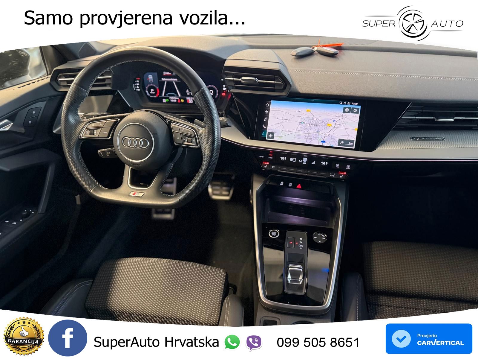Audi A3 40 TFSI (190 KS) quattro S tronic S line LED+GR SJED+ACC