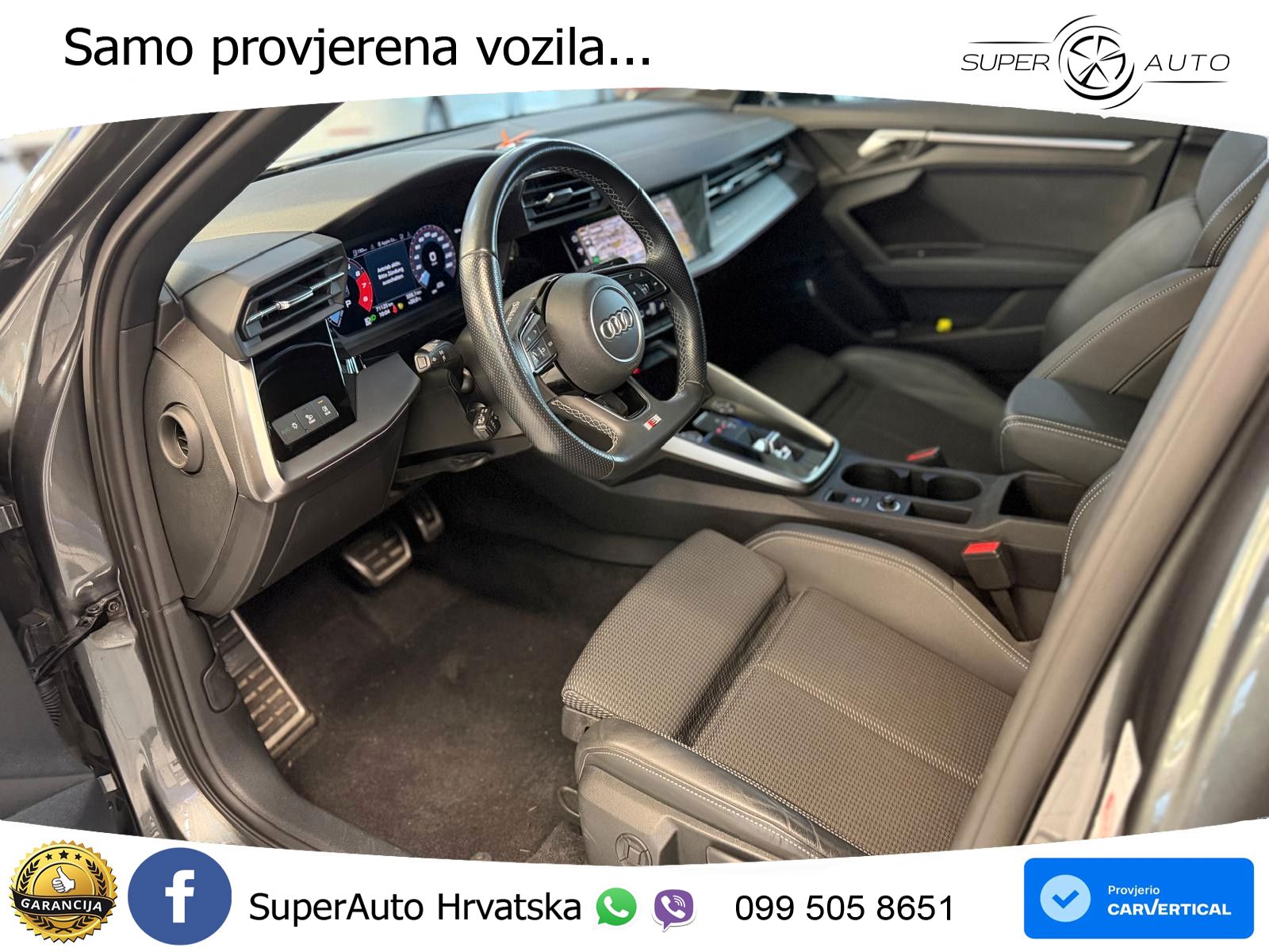 Audi A3 40 TFSI (190 KS) quattro S tronic S line LED+GR SJED+ACC