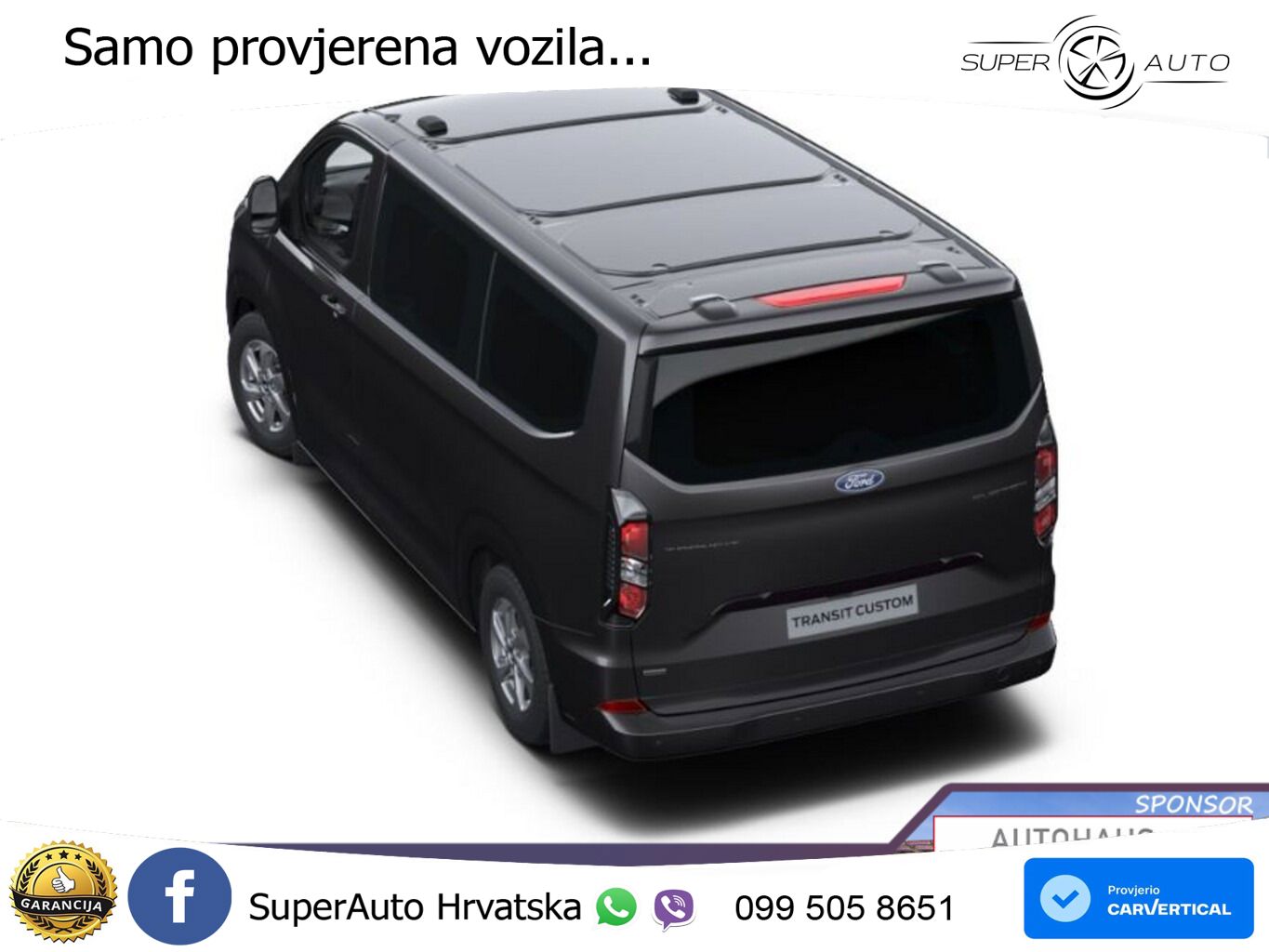 Ford Transit Custom Kombi Aut Limit L1 LED UVP-33%* 170 KS