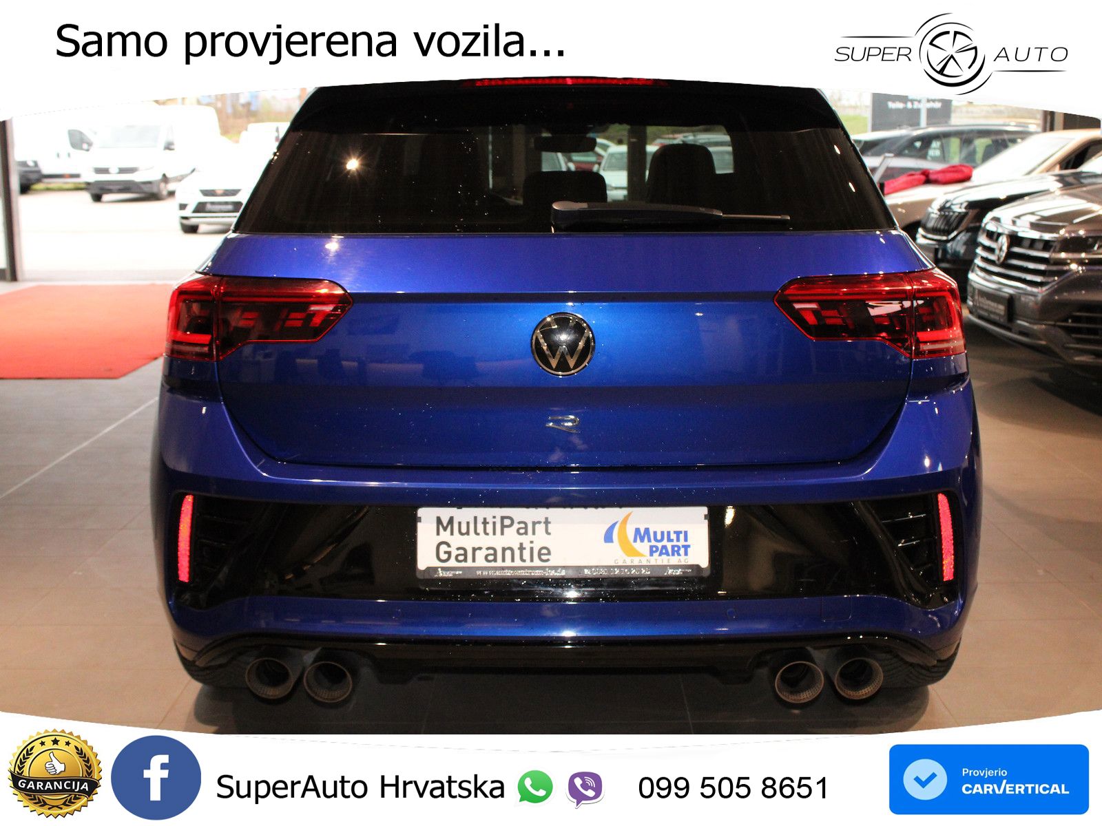 Volkswagen T-Roc R 2.0 TSI (300 KS) OPF 4M DSG MATRIX+GR SJED+KAM