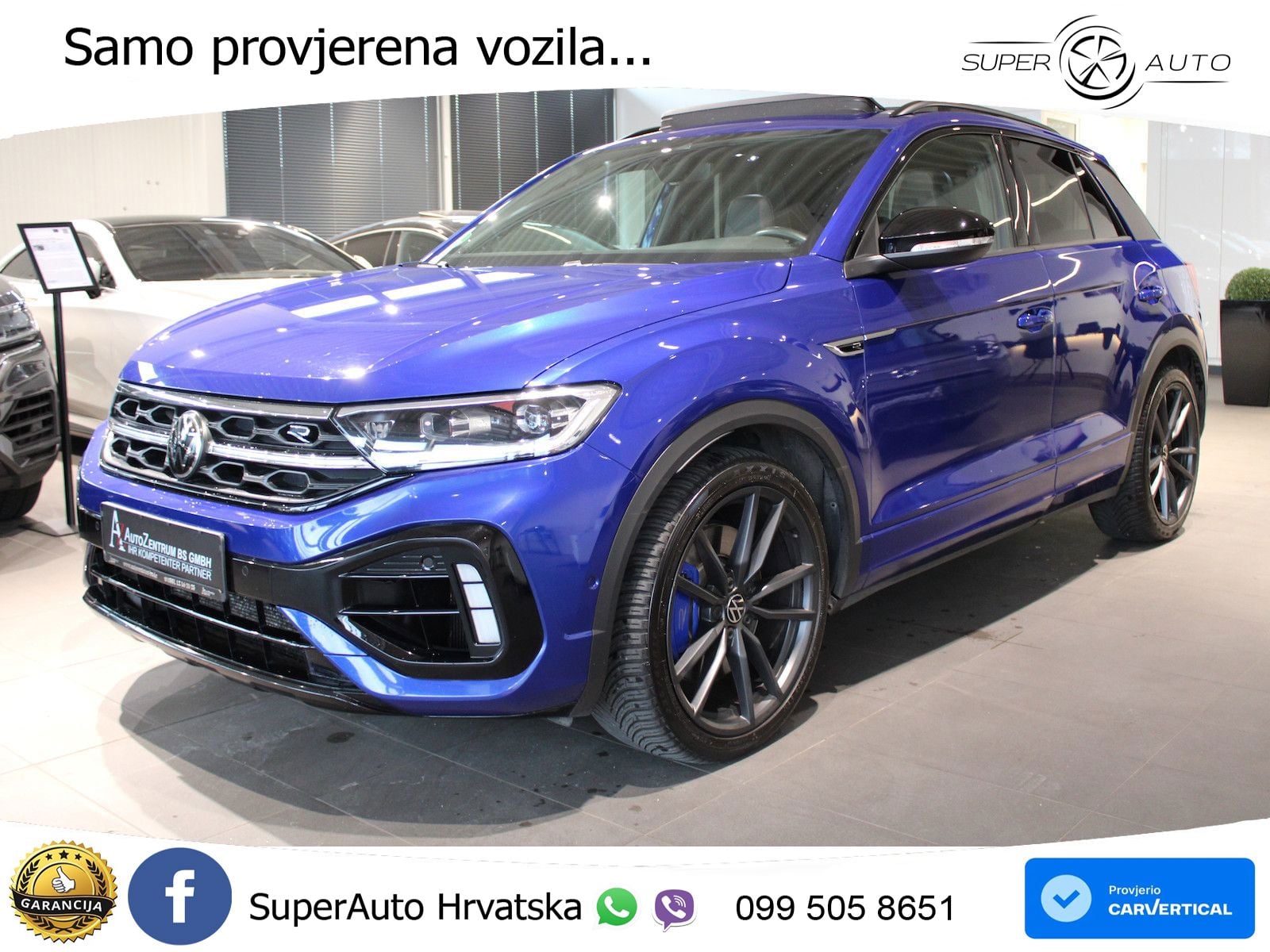 Volkswagen T-Roc R 2.0 TSI (300 KS) OPF 4M DSG MATRIX+GR SJED+KAM