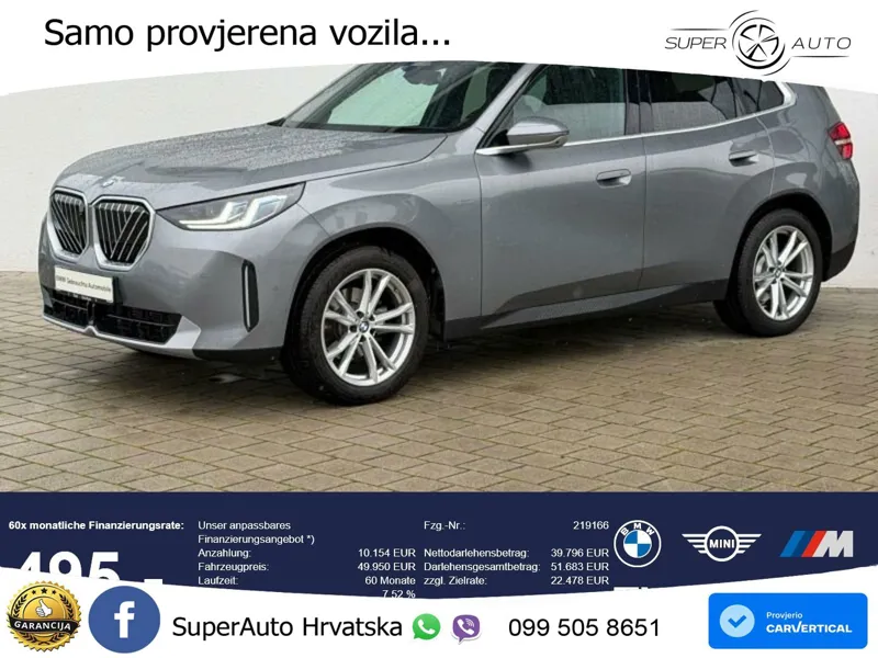 BMW X3 20d xDrive Steptronic LED+GR SJED+ACC
