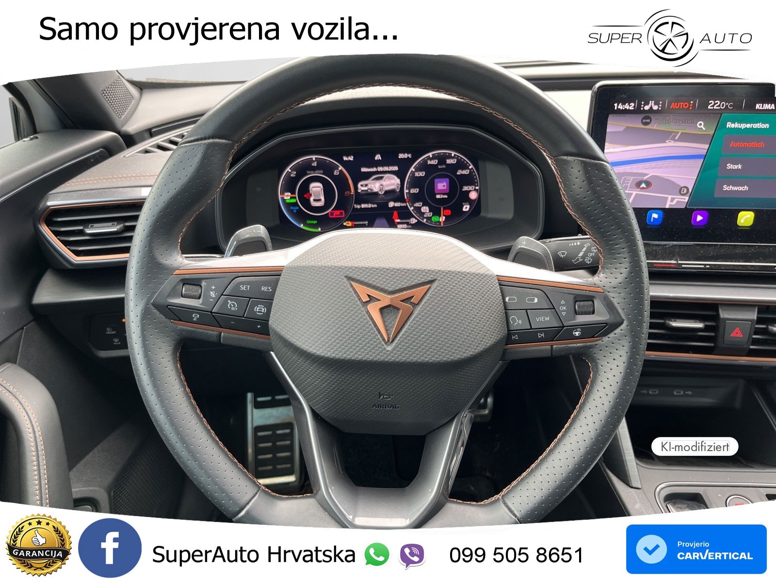 Cupra Formentor 1.4 TSI (245 KS) e-Hybrid DSG VZ LED+GR SJED+ACC