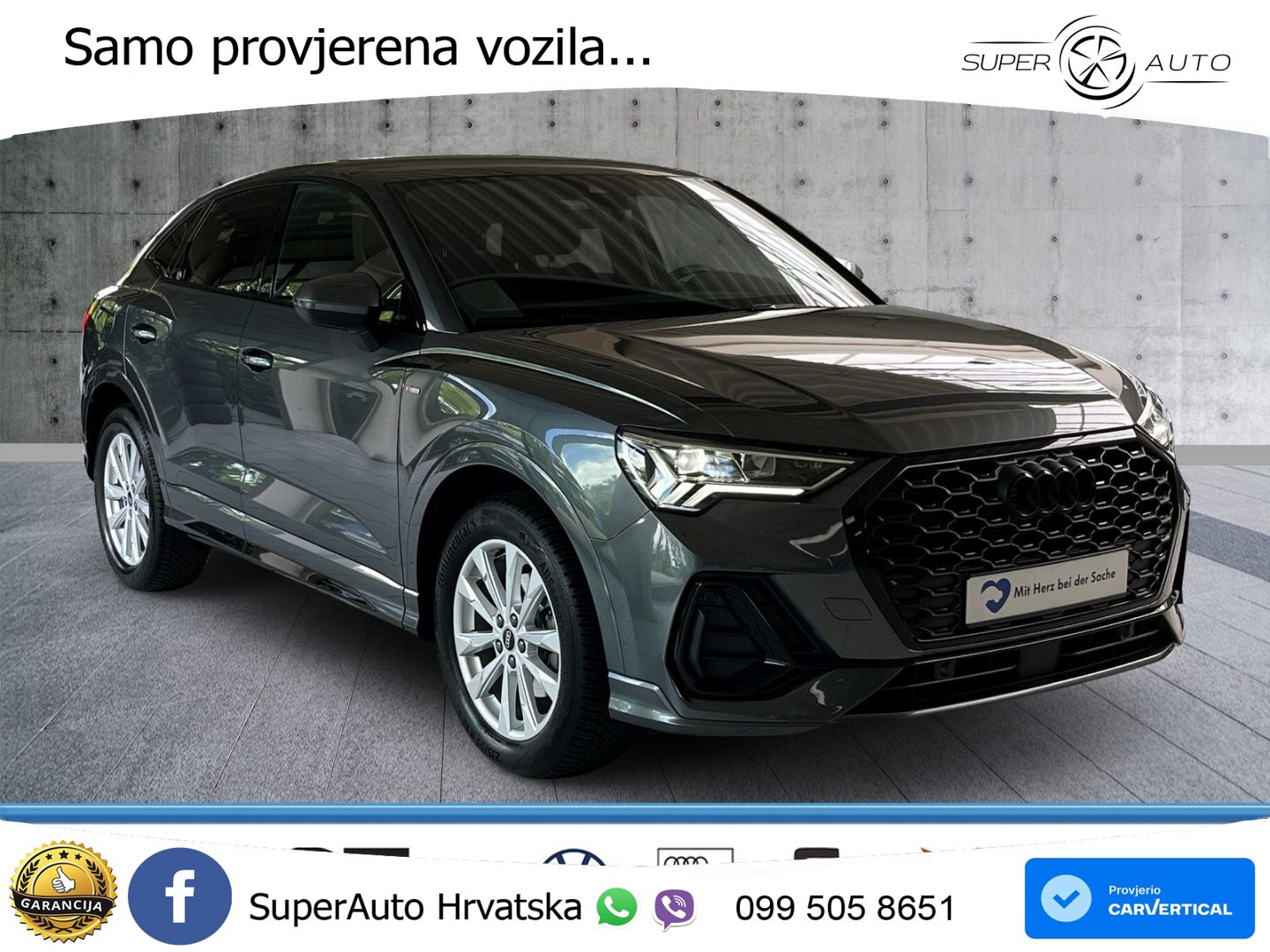 Audi Q3 III Sportback 1.5 TFSI (150 KS) S tronic S line LED+GR SJED+ACC