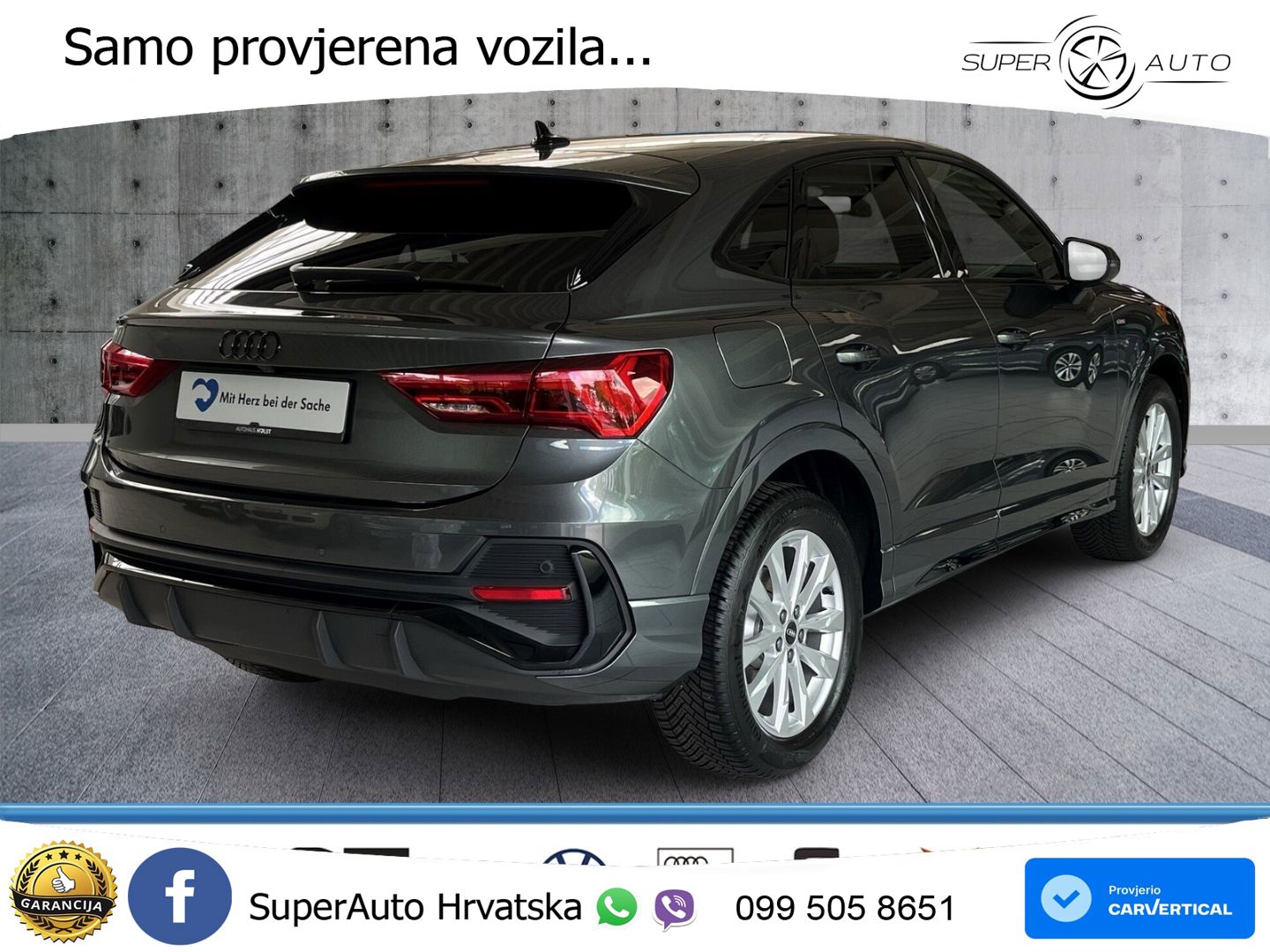 Audi Q3 III Sportback 1.5 TFSI (150 KS) S tronic S line LED+GR SJED+ACC