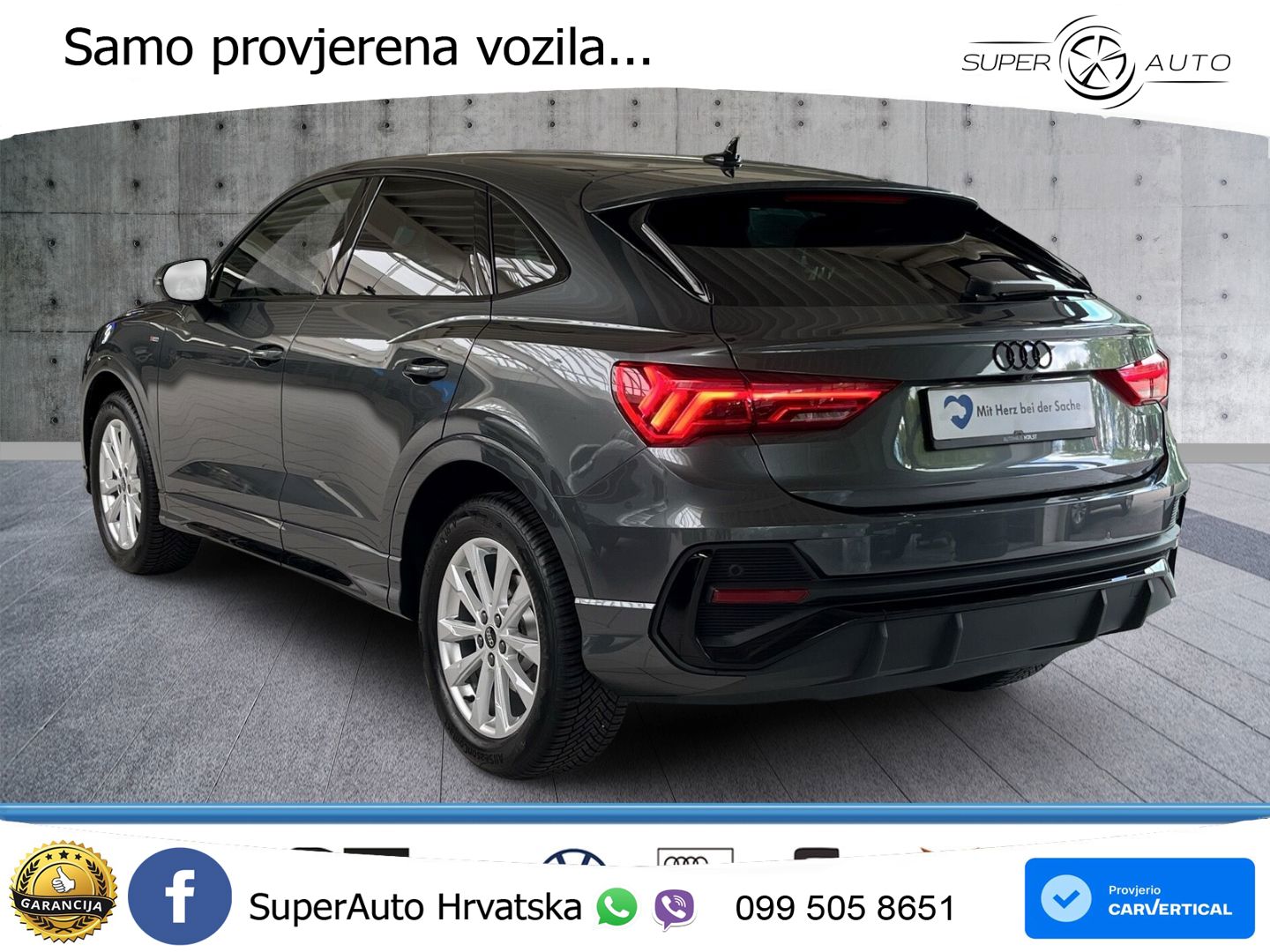 Audi Q3 III Sportback 1.5 TFSI (150 KS) S tronic S line LED+GR SJED+ACC