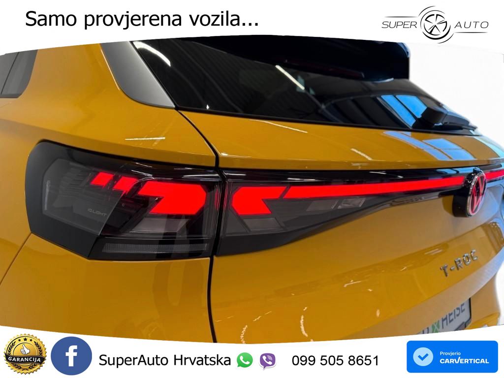 Volkswagen T-Roc 1.5 eTSI (150 KS)  DSG R-Line LED+GR SJED+ACC