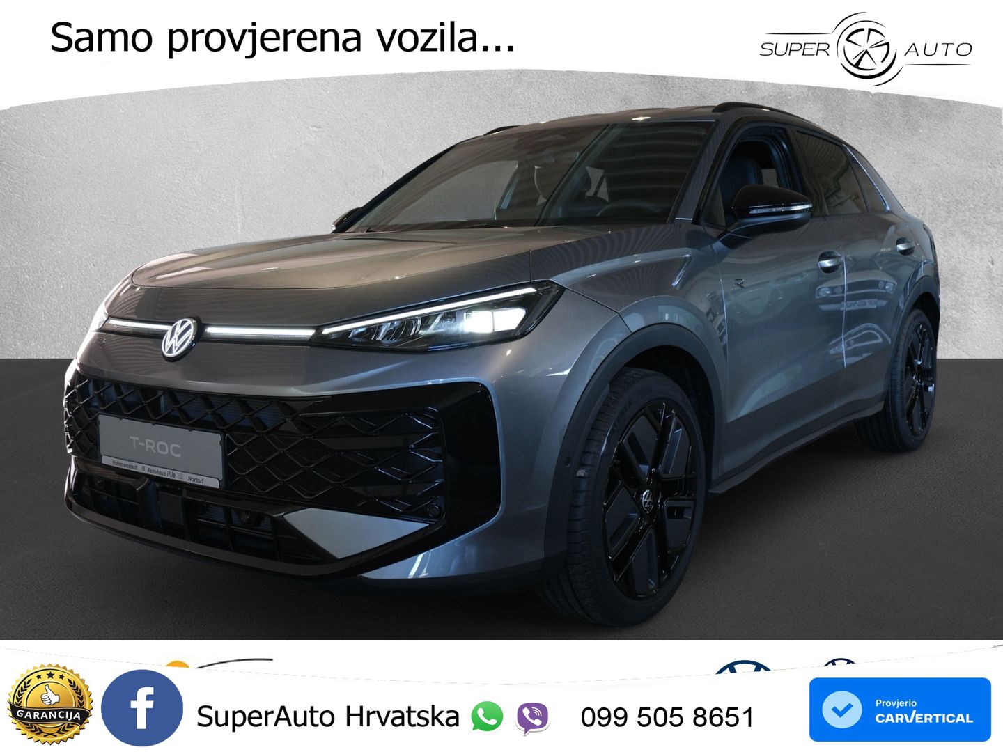 Volkswagen T-Roc 1.5 eTSI (150 KS)  DSG R-Line MATRIX+GR SJED+KAM