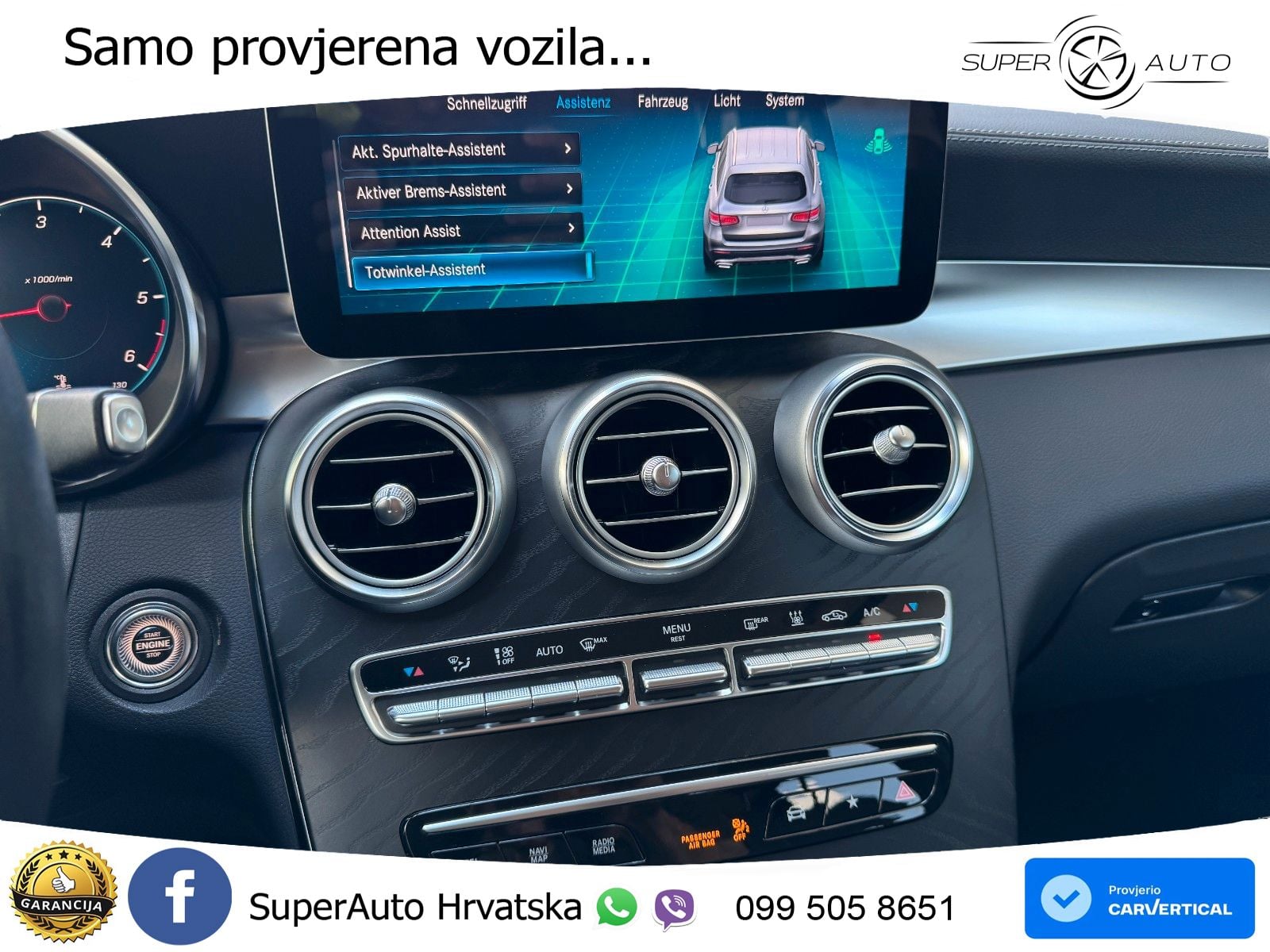 Mercedes GLC 220d (194 KS) 4MATIC G-TRONIC LED+GR SJED+ACC