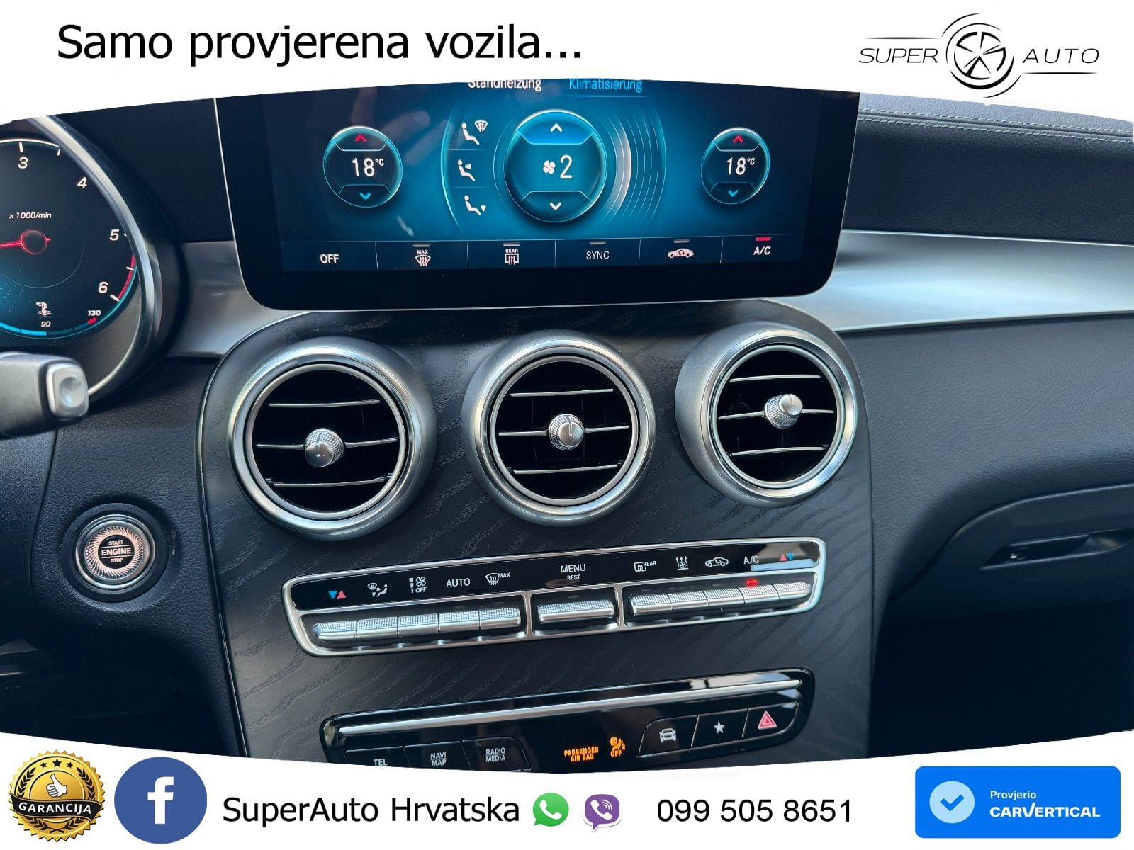 Mercedes GLC 220d (194 KS) 4MATIC G-TRONIC LED+GR SJED+ACC