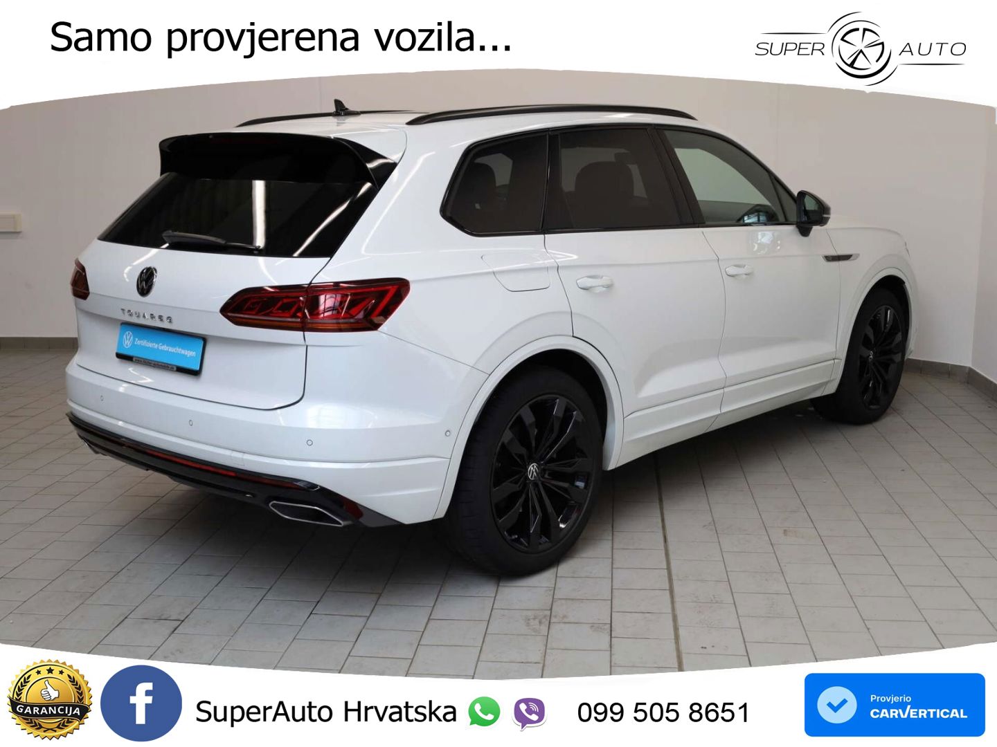 Volkswagen Touareg 3.0 V6 TDI (286 KS) 4MOTION Tiptronic R-Line ZRAČNI+ACC+GR SJED+KAM+PANO