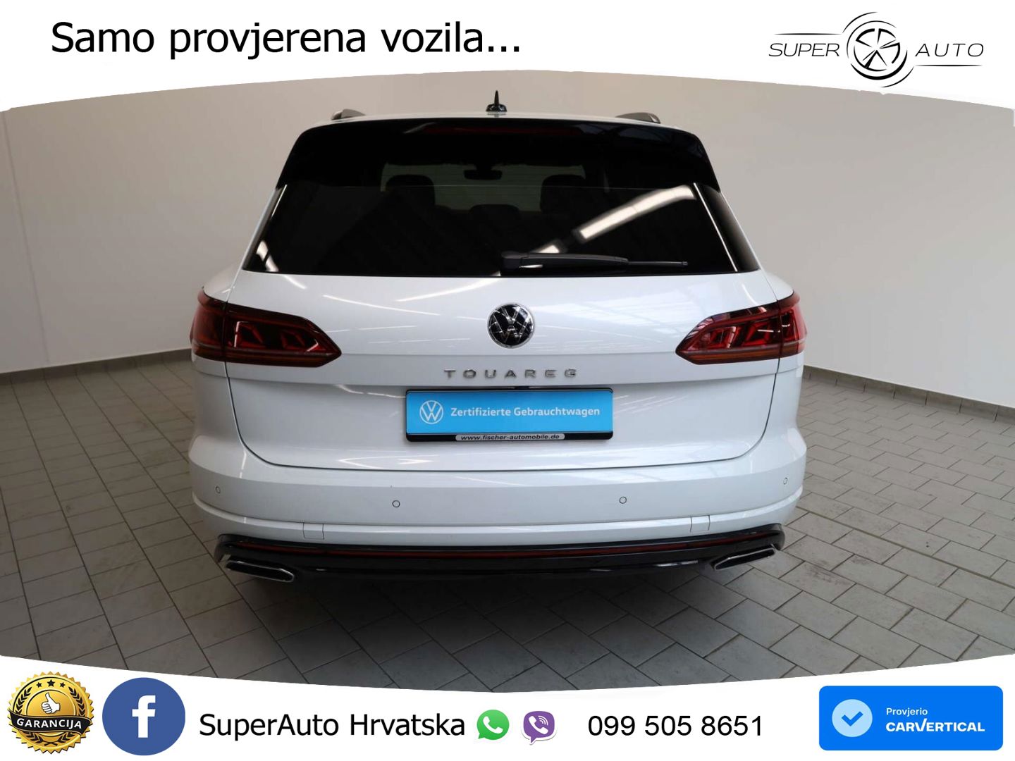 Volkswagen Touareg 3.0 V6 TDI (286 KS) 4MOTION Tiptronic R-Line ZRAČNI+ACC+GR SJED+KAM+PANO