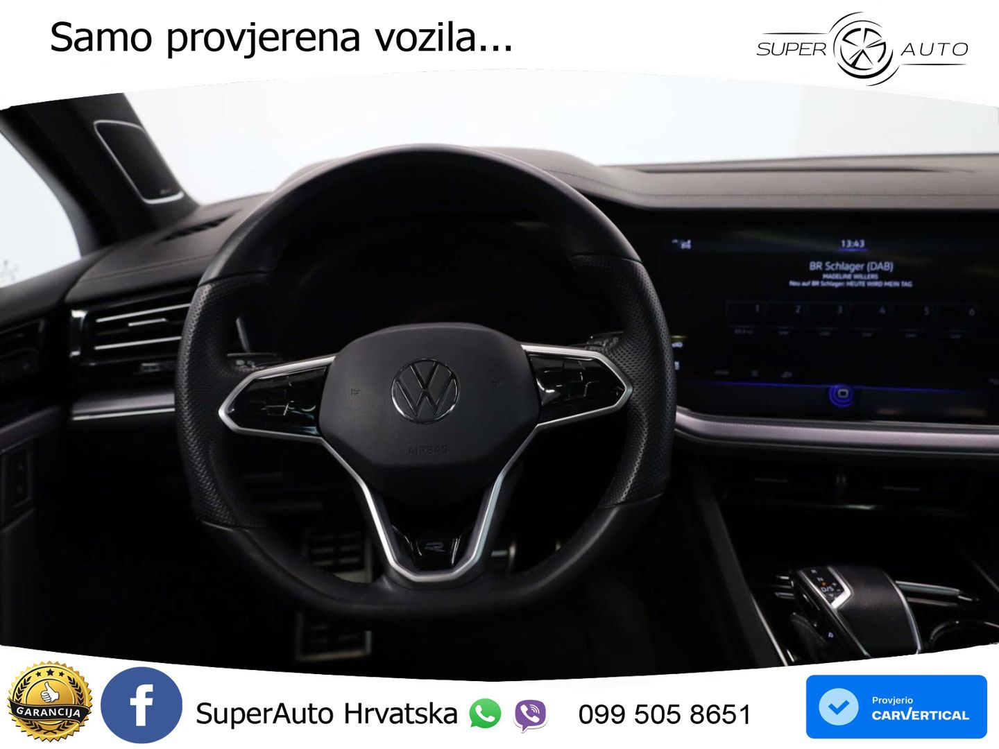 Volkswagen Touareg 3.0 V6 TDI (286 KS) 4MOTION Tiptronic R-Line ZRAČNI+ACC+GR SJED+KAM+PANO