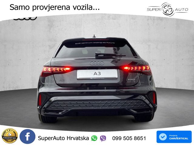 Audi A3 Sportback 40 TFSI (204 KS) quattro S tronic S line LED+GR SJED+ACC