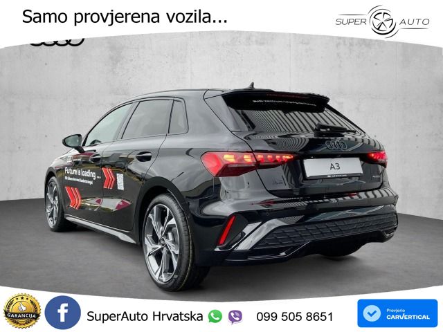 Audi A3 Sportback 40 TFSI (204 KS) quattro S tronic S line LED+GR SJED+ACC