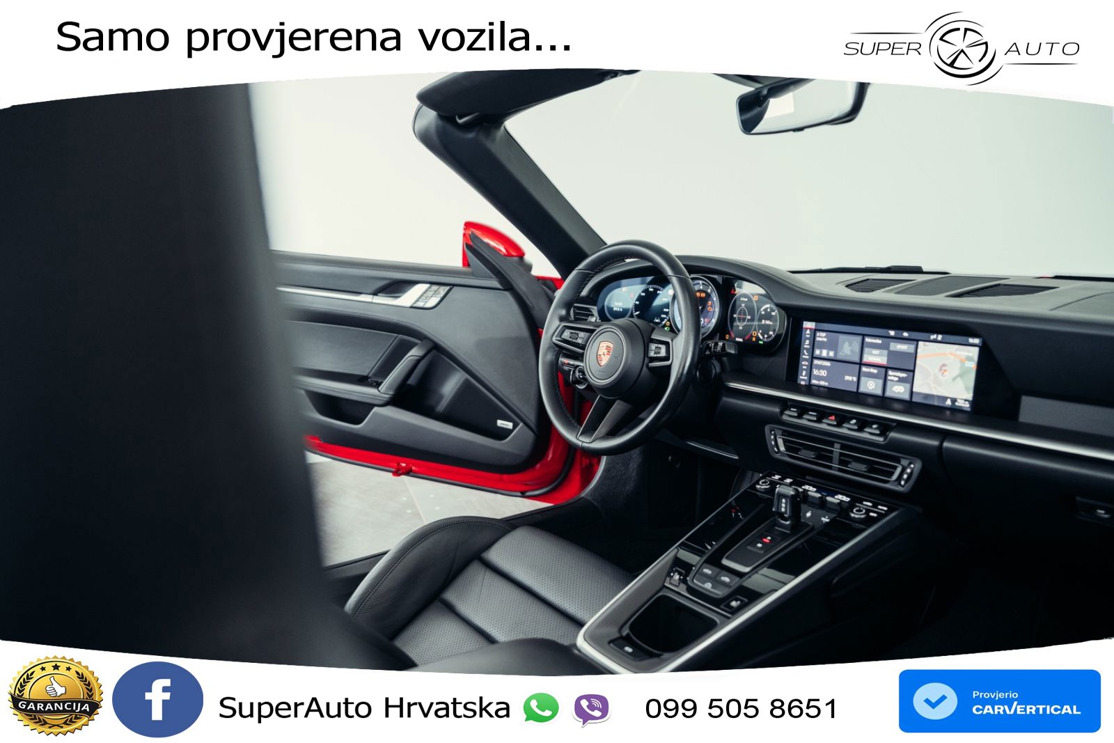 Porsche 911 Carrera 4S Cabriolet 3.0 (450 KS) PDK ZRAČNI+ACC+GR SJED+360