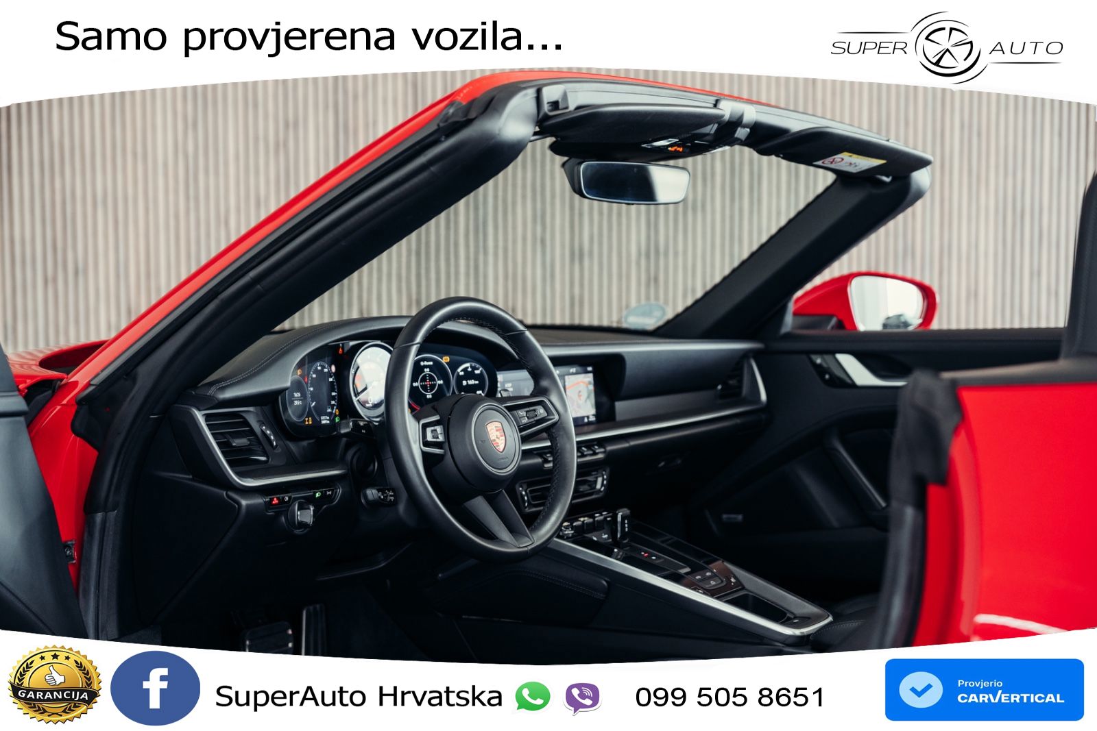 Porsche 911 Carrera 4S Cabriolet 3.0 (450 KS) PDK ZRAČNI+ACC+GR SJED+360