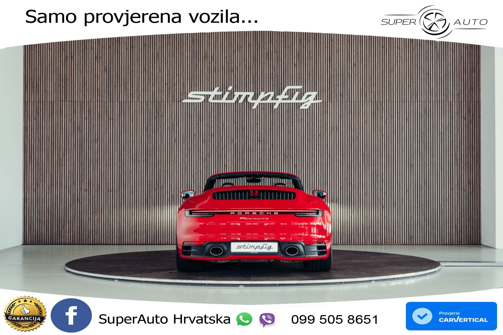 Porsche 911 Carrera 4S Cabriolet 3.0 (450 KS) PDK ZRAČNI+ACC+GR SJED+360
