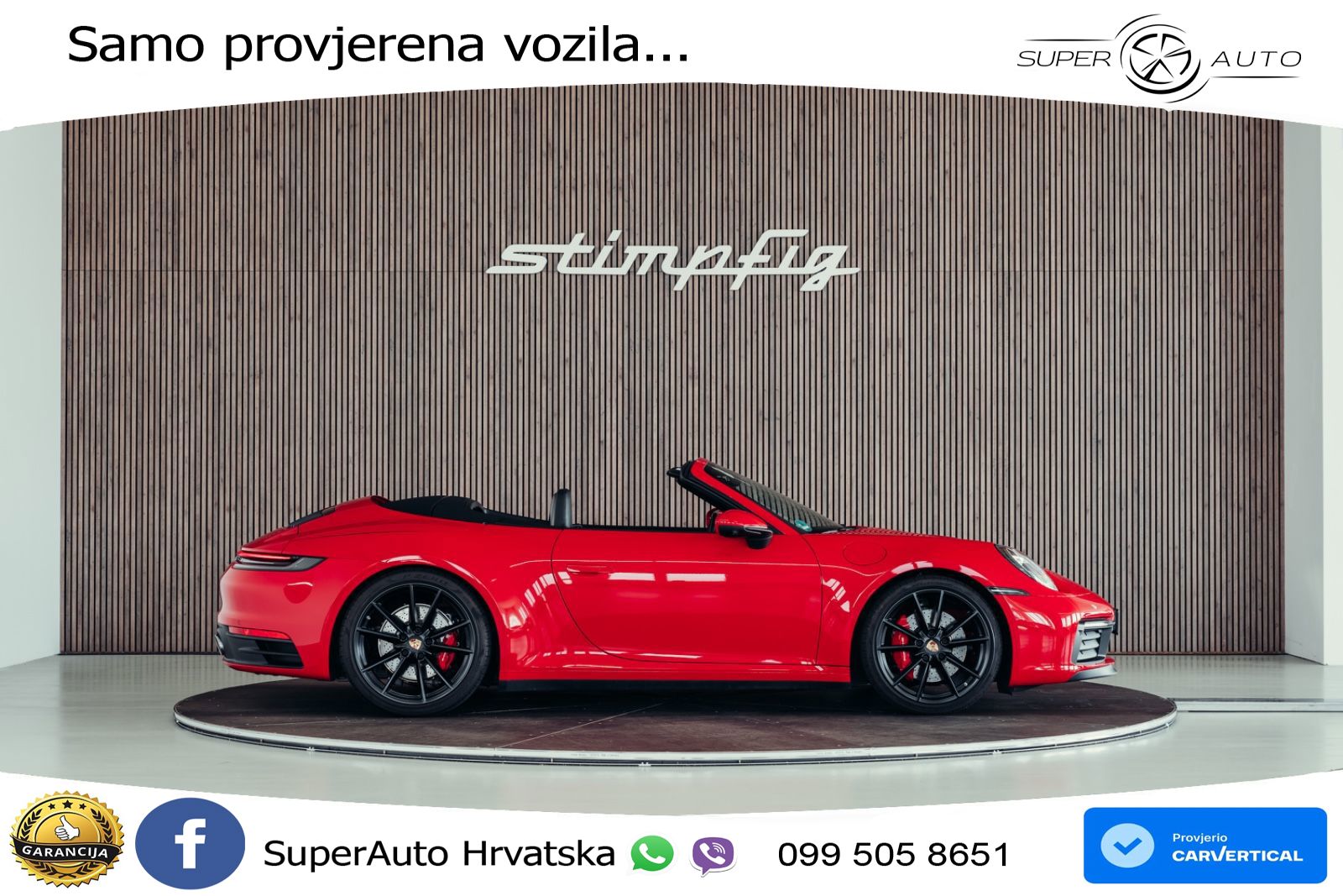 Porsche 911 Carrera 4S Cabriolet 3.0 (450 KS) PDK ZRAČNI+ACC+GR SJED+360