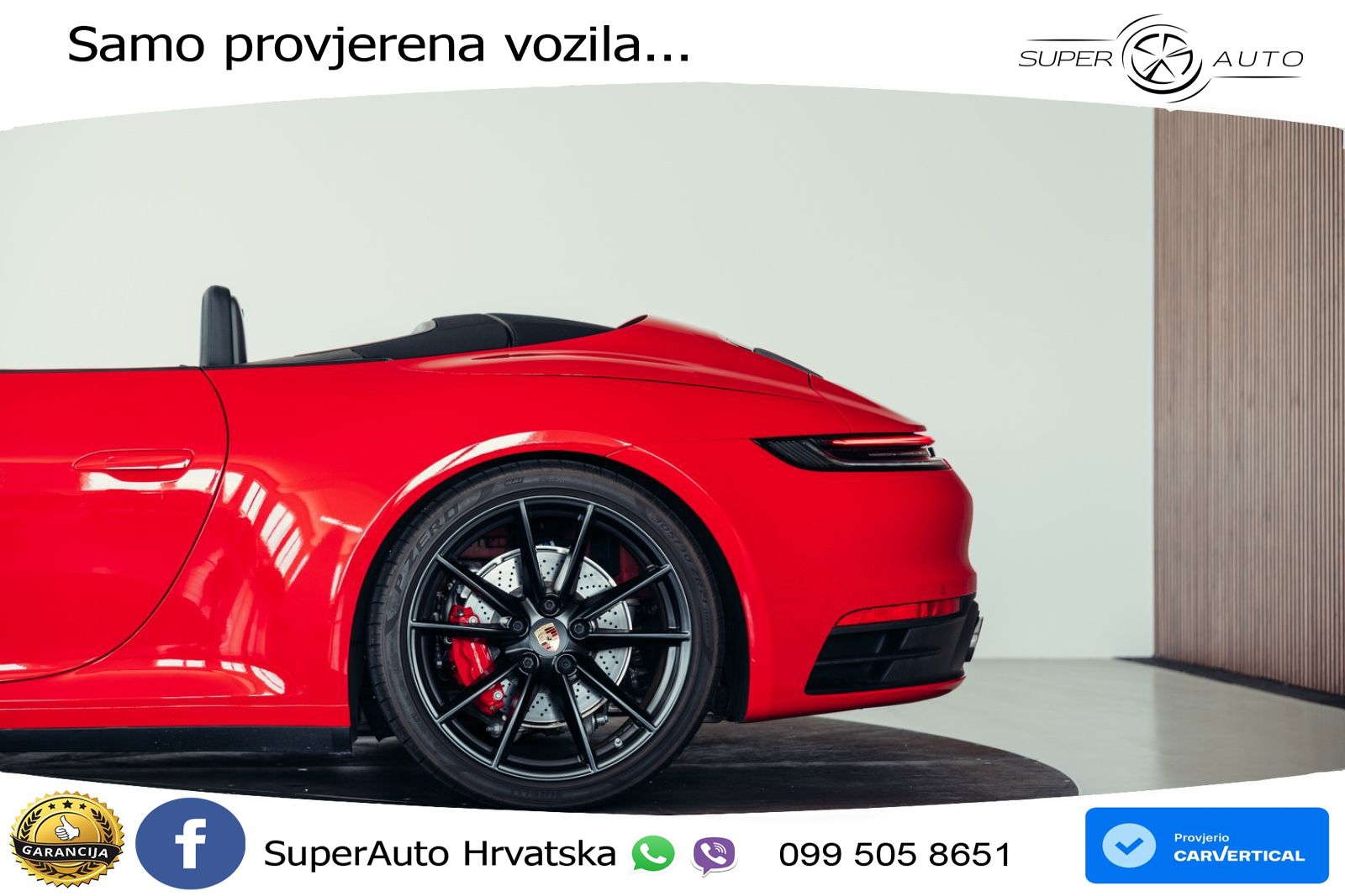 Porsche 911 Carrera 4S Cabriolet 3.0 (450 KS) PDK ZRAČNI+ACC+GR SJED+360