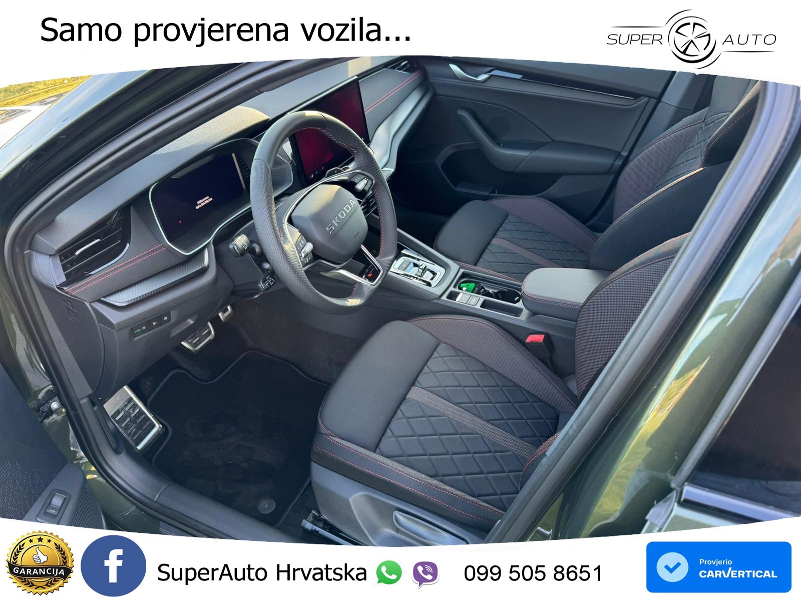 Škoda Octavia Combi RS 2.0 TSI (265 KS) DSG MATRIX+GR SJED+KAM