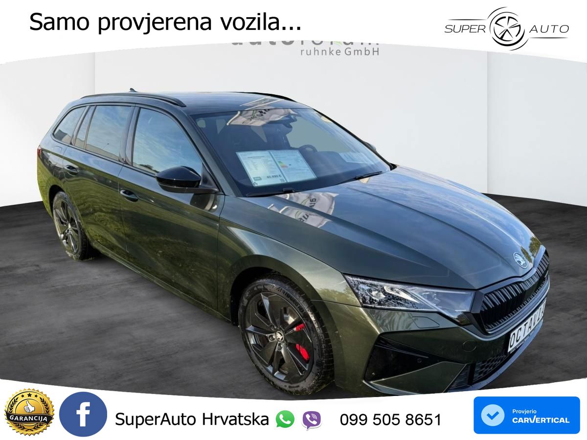 Škoda Octavia Combi RS 2.0 TSI (265 KS) DSG MATRIX+GR SJED+KAM